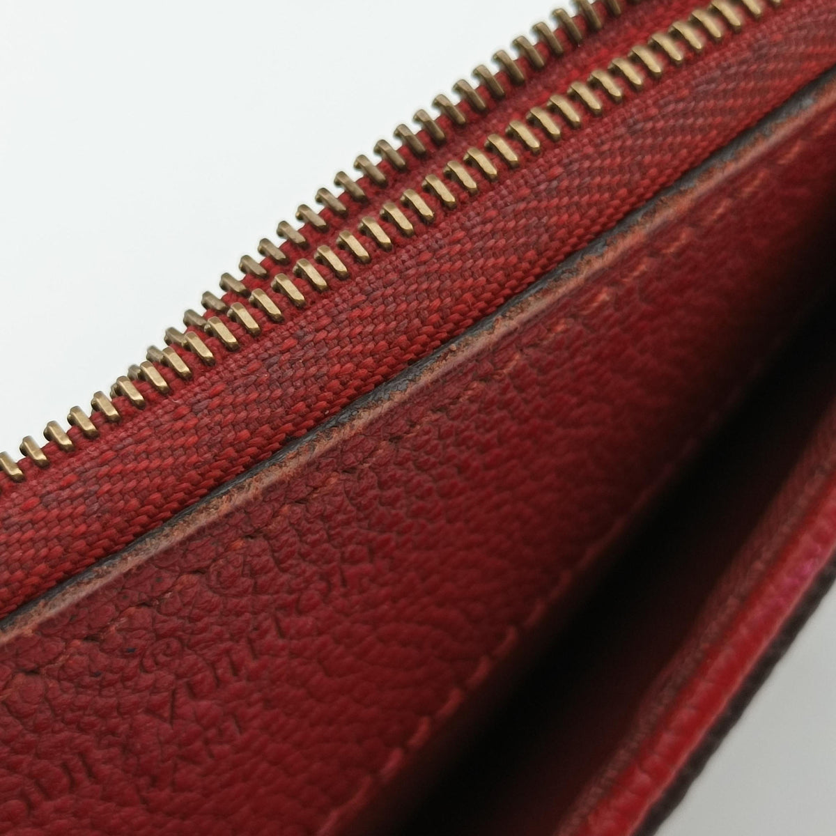 Pre-owned Louis Vuitton PALLAS Clutch brown×CERISE Monogram Canvas×calf leather M41638 shoulderbag | stylenewstar