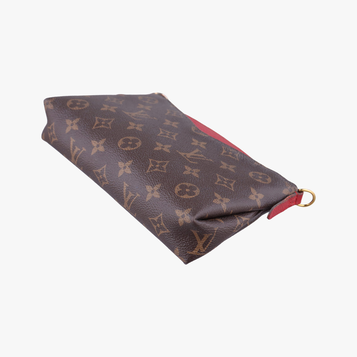 Pre-owned Louis Vuitton PALLAS Clutch brown×CERISE Monogram Canvas×calf leather M41638 shoulderbag | stylenewstar