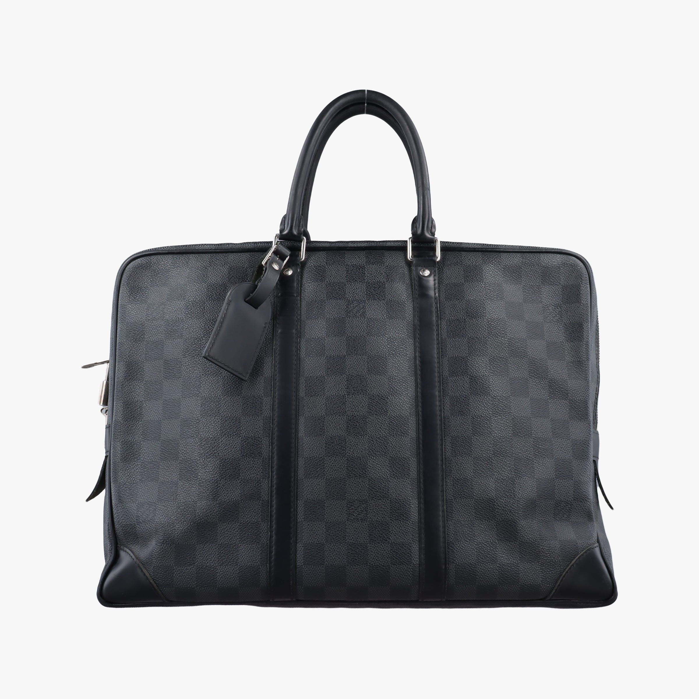 Secondhand Louis Vuitton Porte Documents Voyage Noir Damier Graphite N41125 handbag | stylenewstar