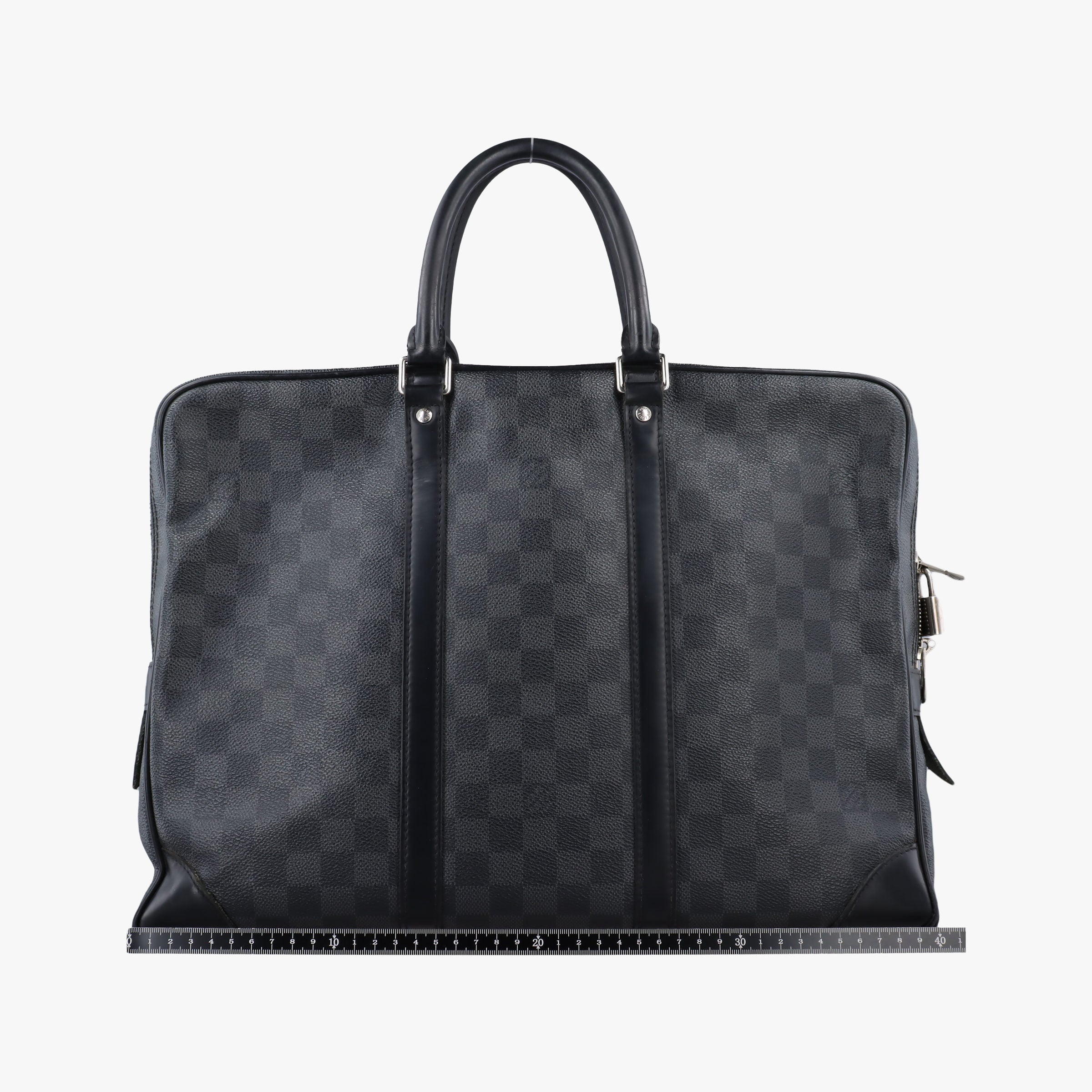 Secondhand Louis Vuitton Porte Documents Voyage Noir Damier Graphite N41125 handbag | stylenewstar