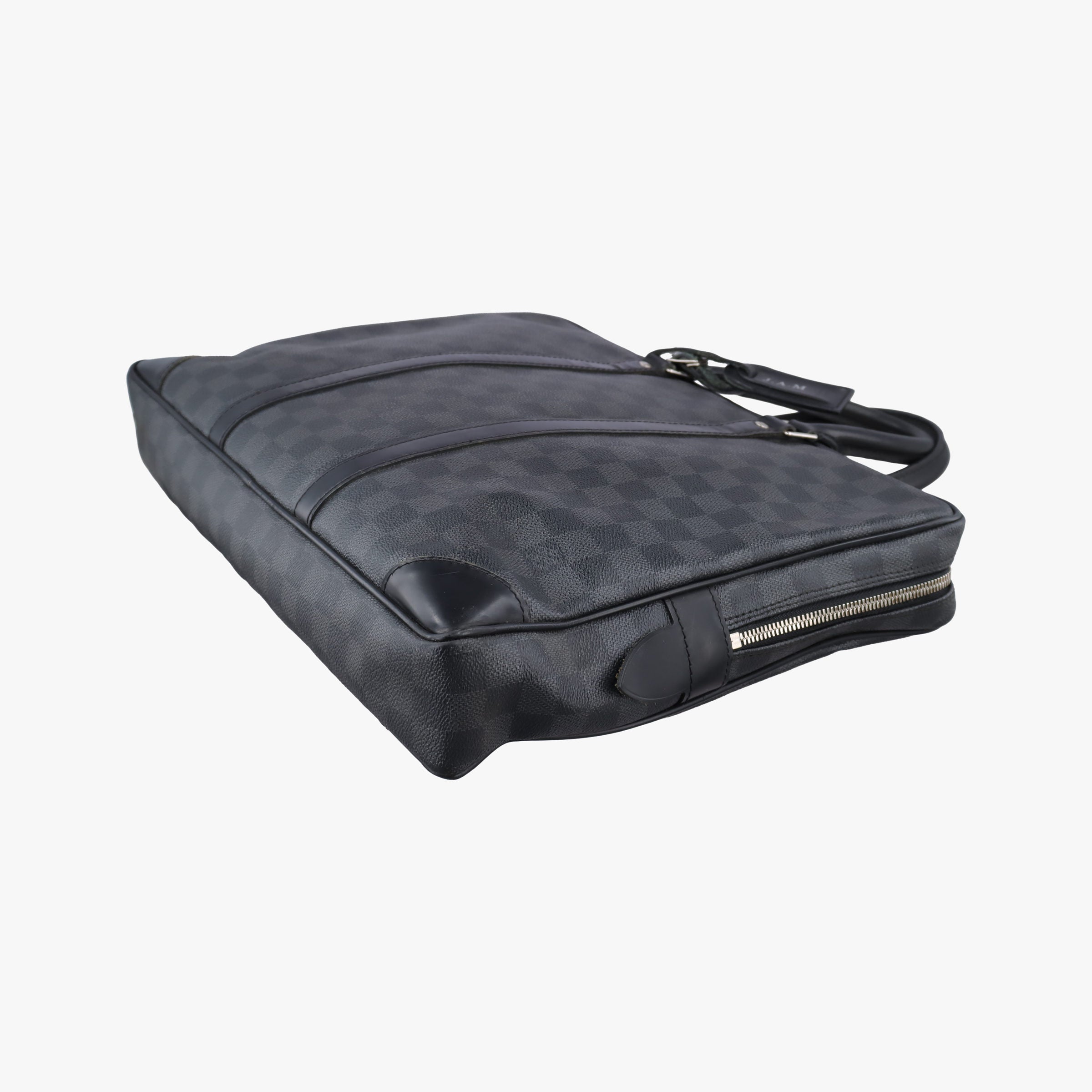 Secondhand Louis Vuitton Porte Documents Voyage Noir Damier Graphite N41125 handbag | stylenewstar