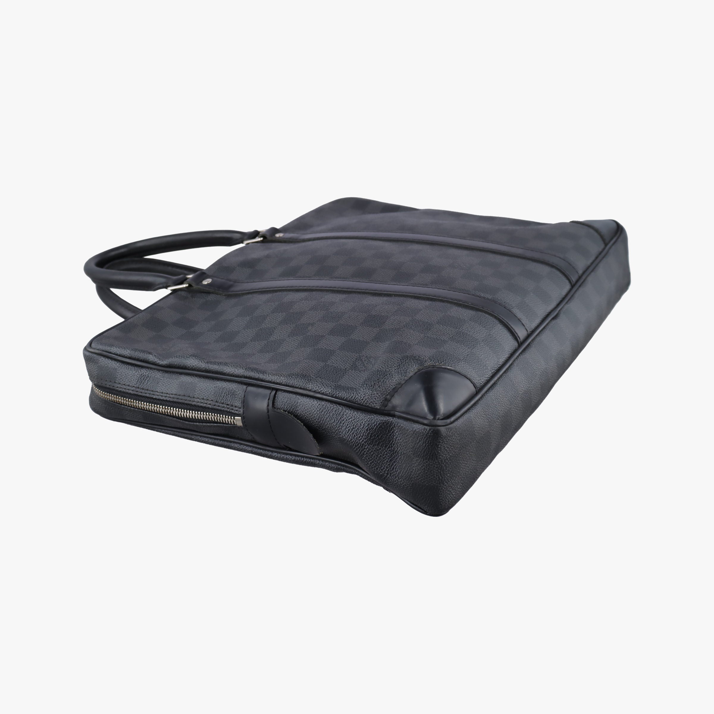 Secondhand Louis Vuitton Porte Documents Voyage Noir Damier Graphite N41125 handbag | stylenewstar