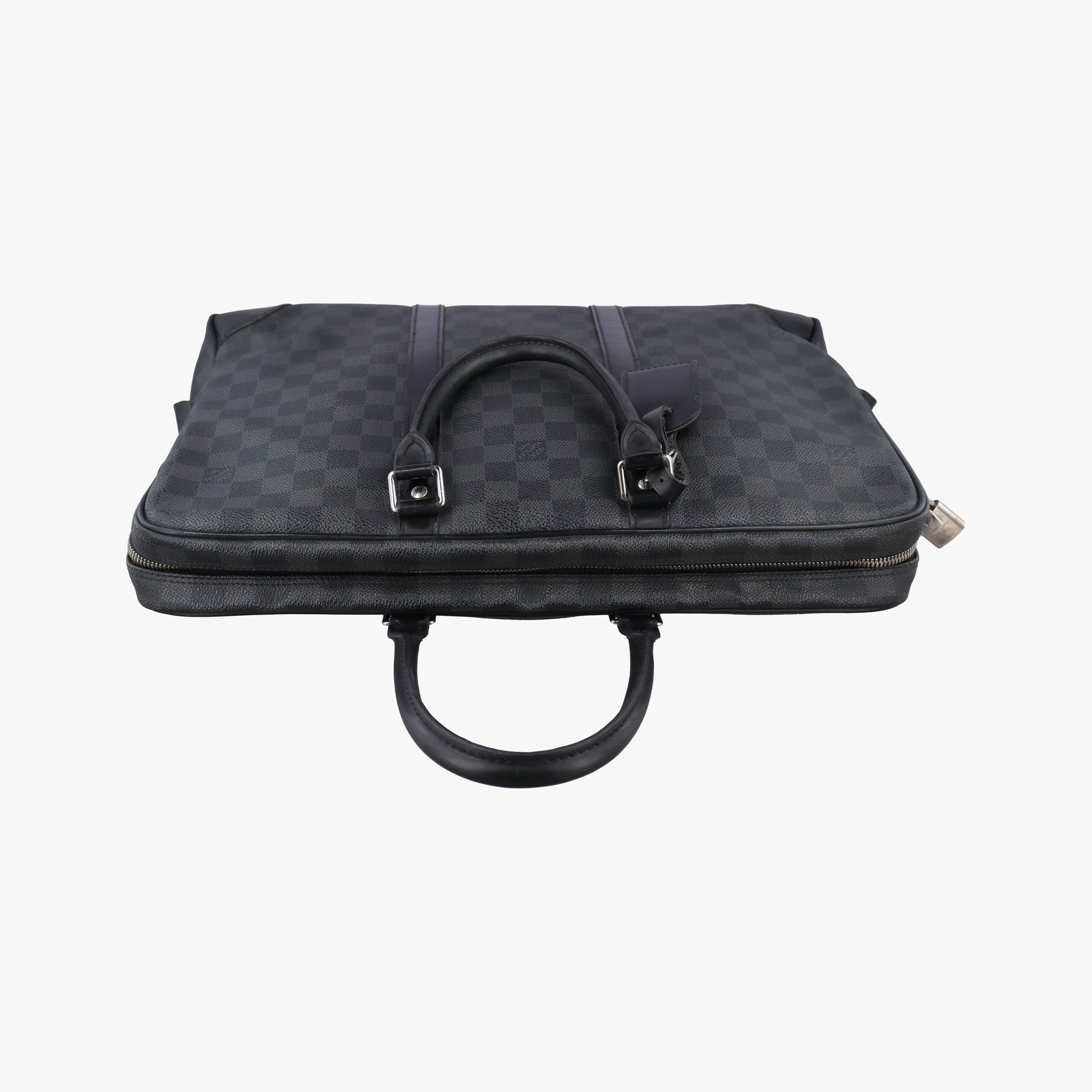 Secondhand Louis Vuitton Porte Documents Voyage Noir Damier Graphite N41125 handbag | stylenewstar