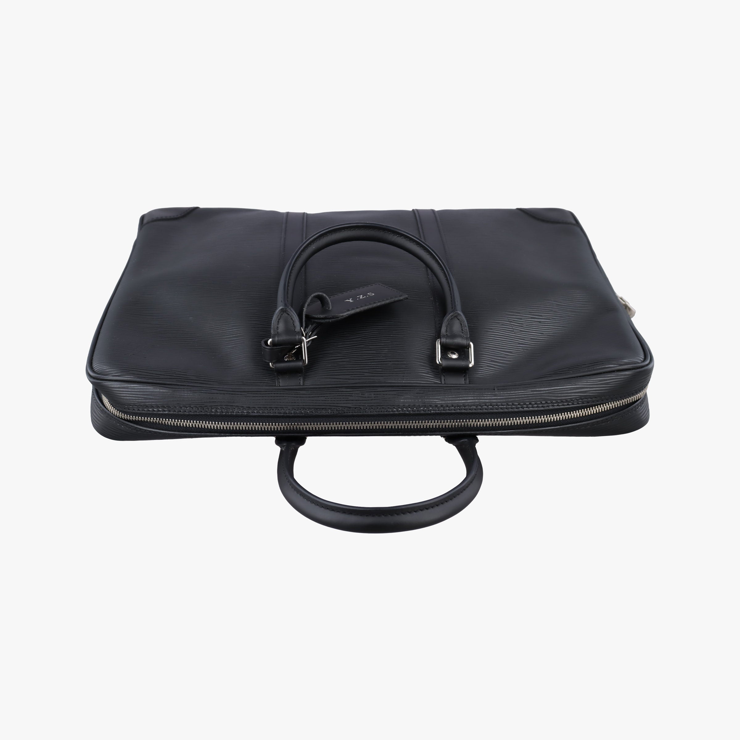 Pre-owned Louis Vuitton Porto Document Voyage Noir Epi M59162 handbag | stylenewstar