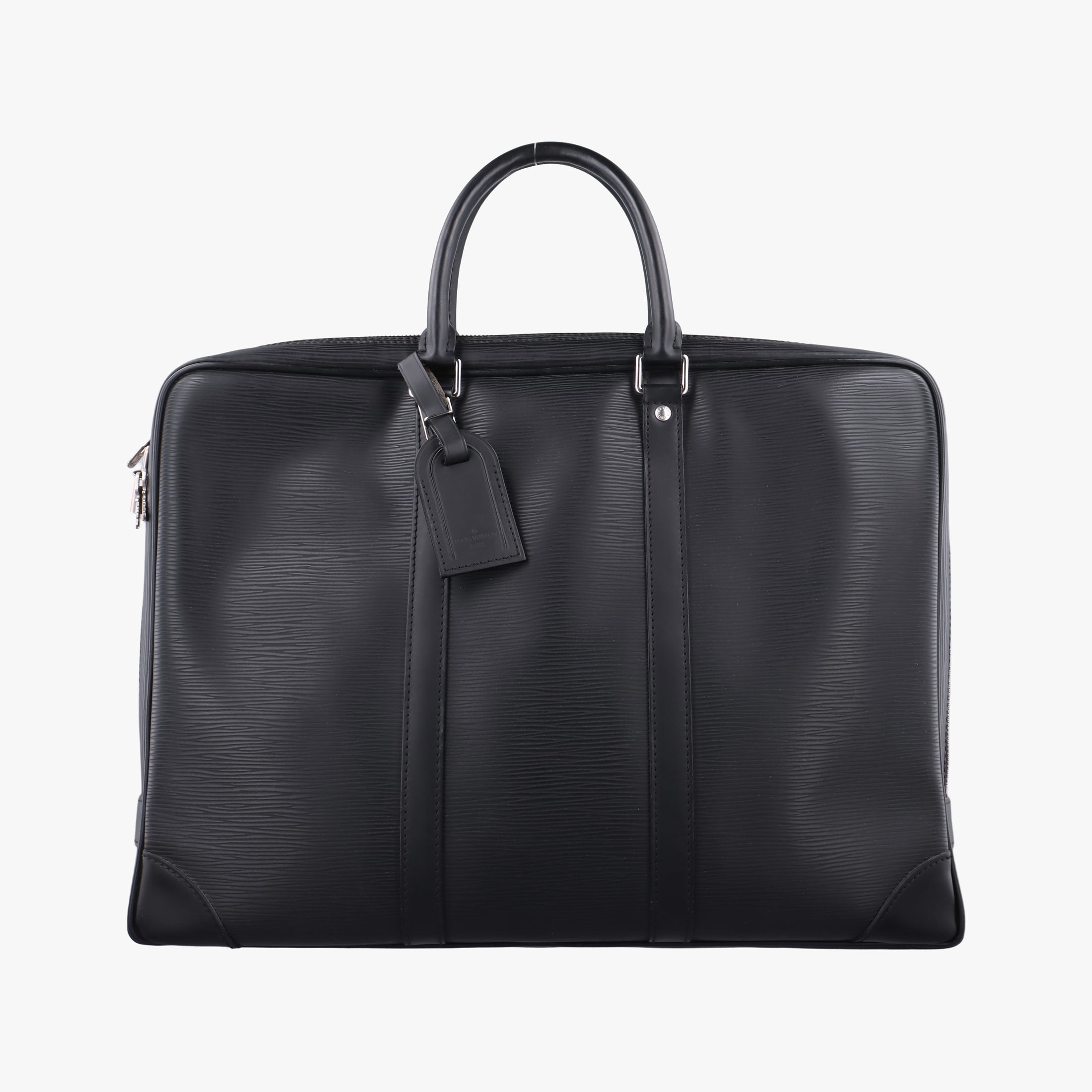 Vintage Louis Vuitton Porto Document Voyage Black Epi M59162 handbag | stylenewstar