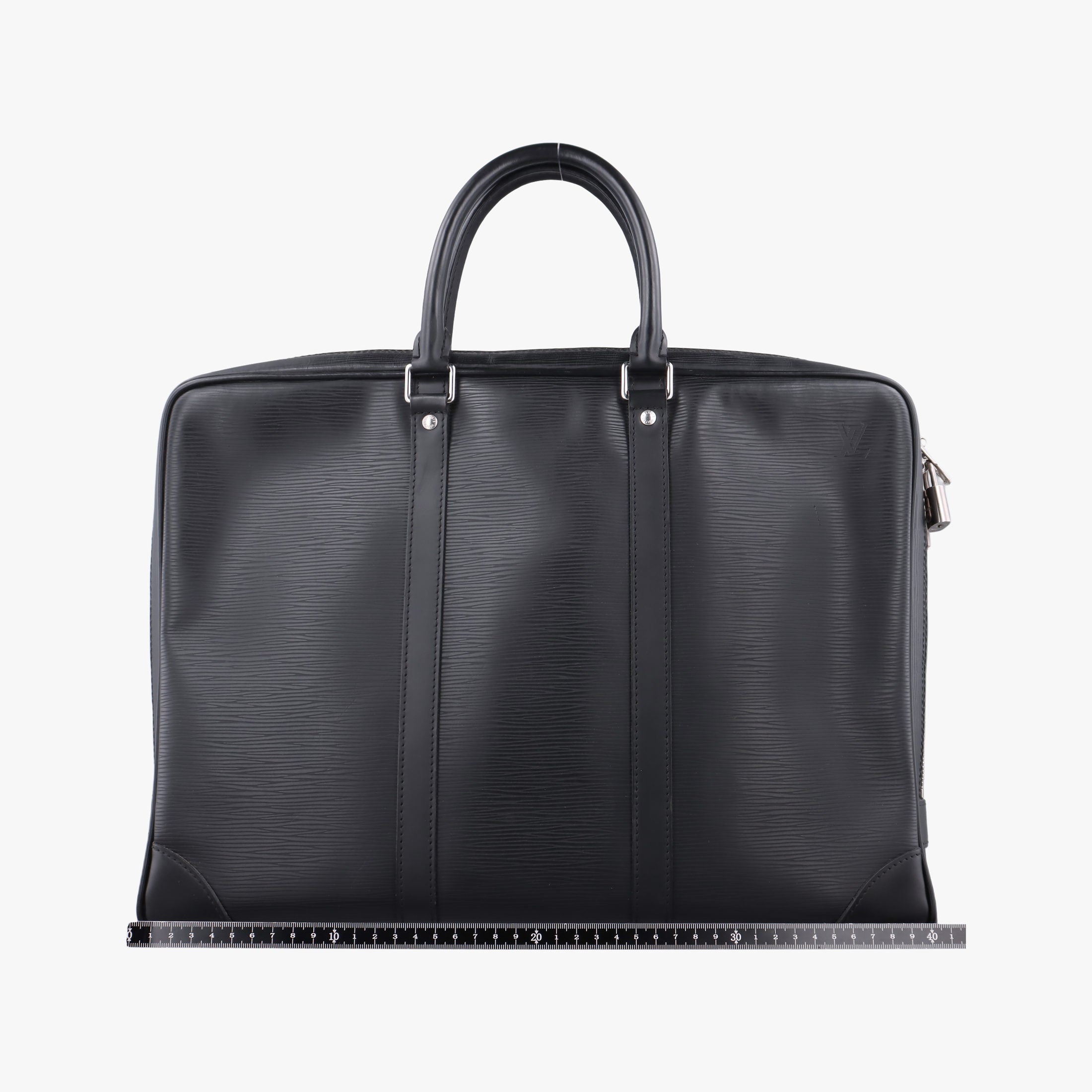 Vintage Louis Vuitton Porto Document Voyage Black Epi M59162 handbag | stylenewstar