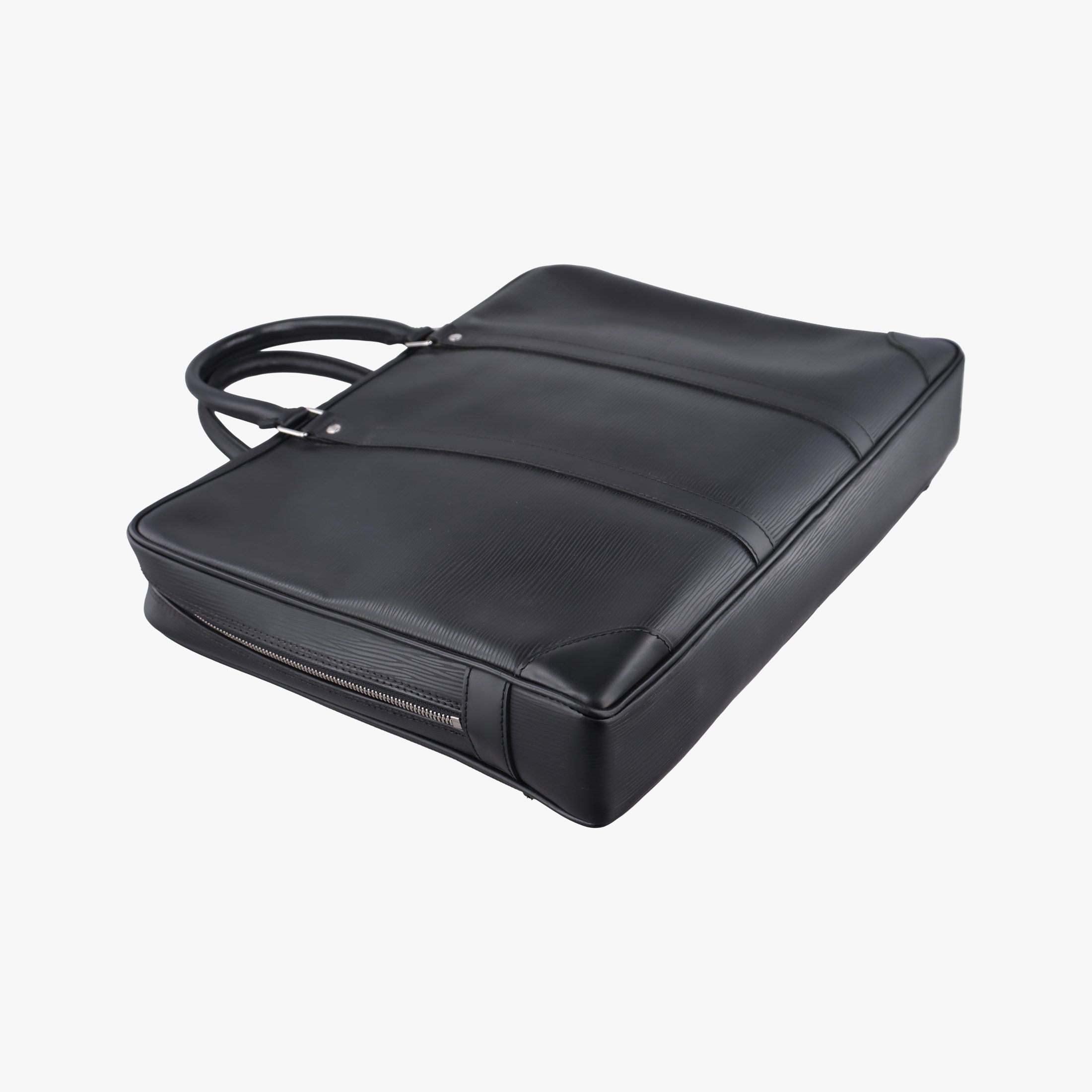 Vintage Louis Vuitton Porto Document Voyage Black Epi M59162 handbag | stylenewstar