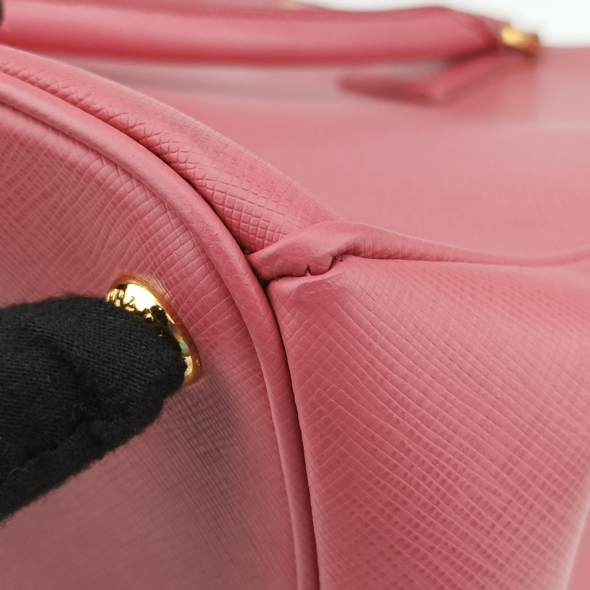 Pre-owned Prada Galleria Pink SAFFIANO Leather BN1844 handbag | stylenewstar