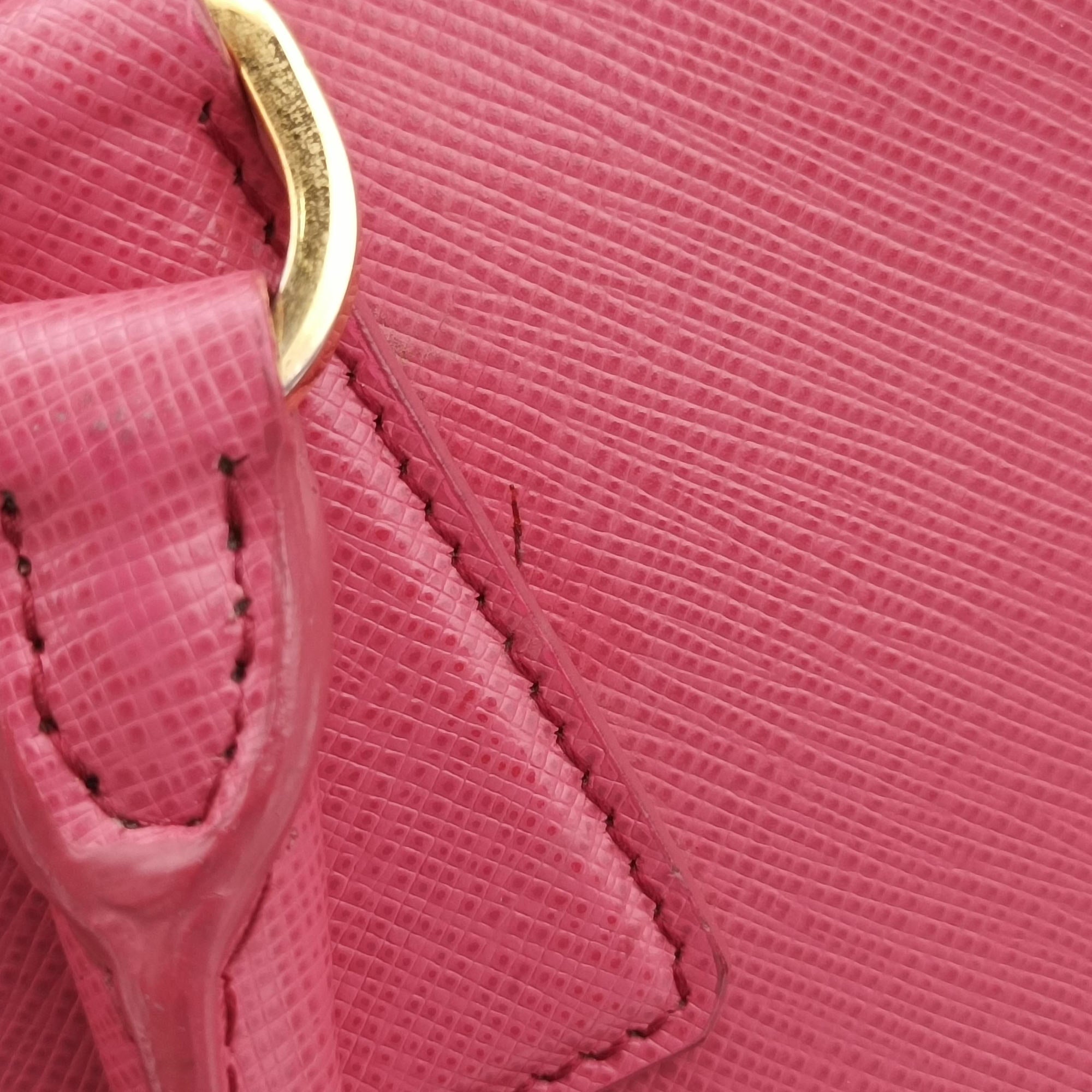 Pre-owned Prada Galleria Pink SAFFIANO Leather BN1844 handbag | stylenewstar