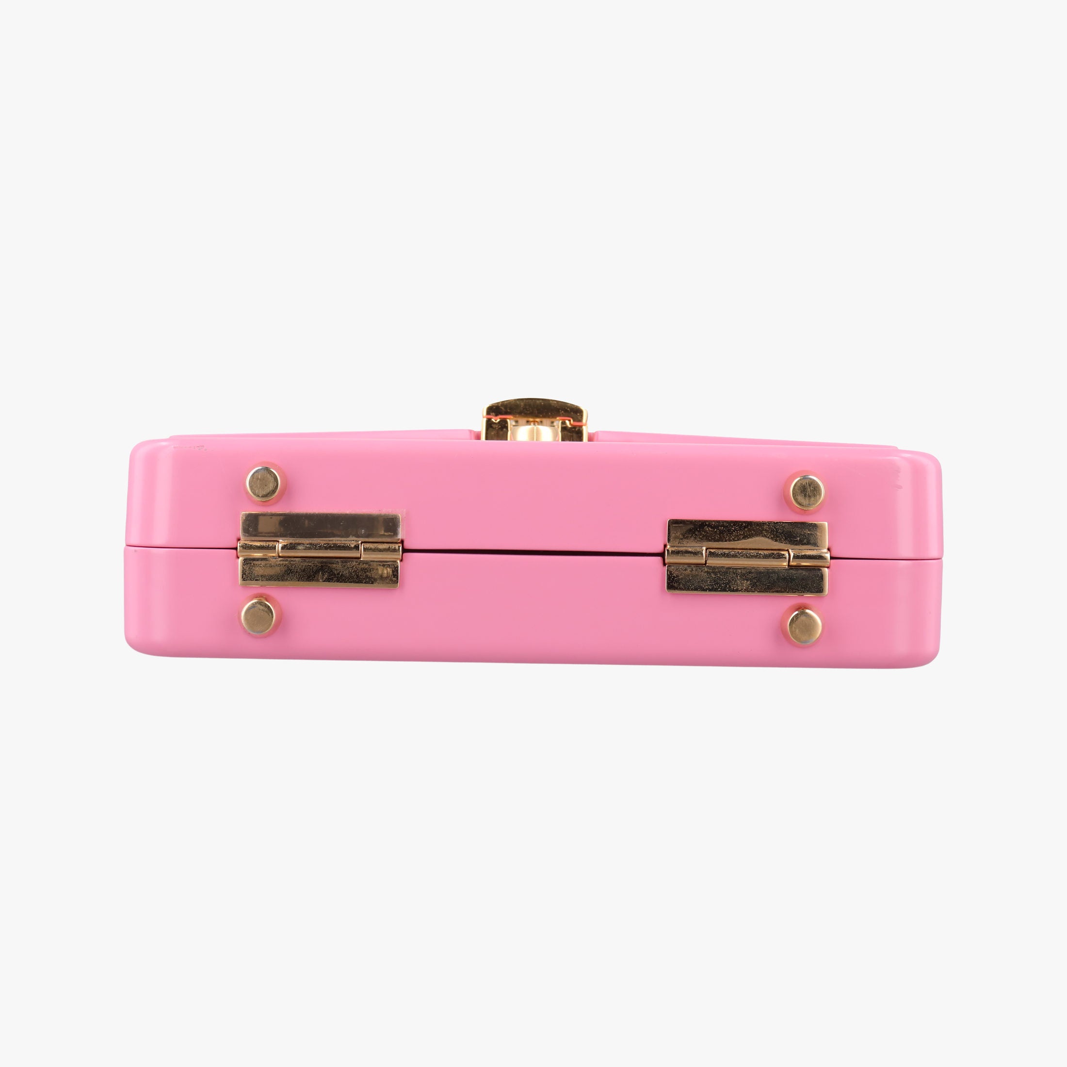 Pre-owned Gucci Sylvie 1969 Acrylic Mini Hand Pink Acrylic 589482 shoulderbag | stylenewstar