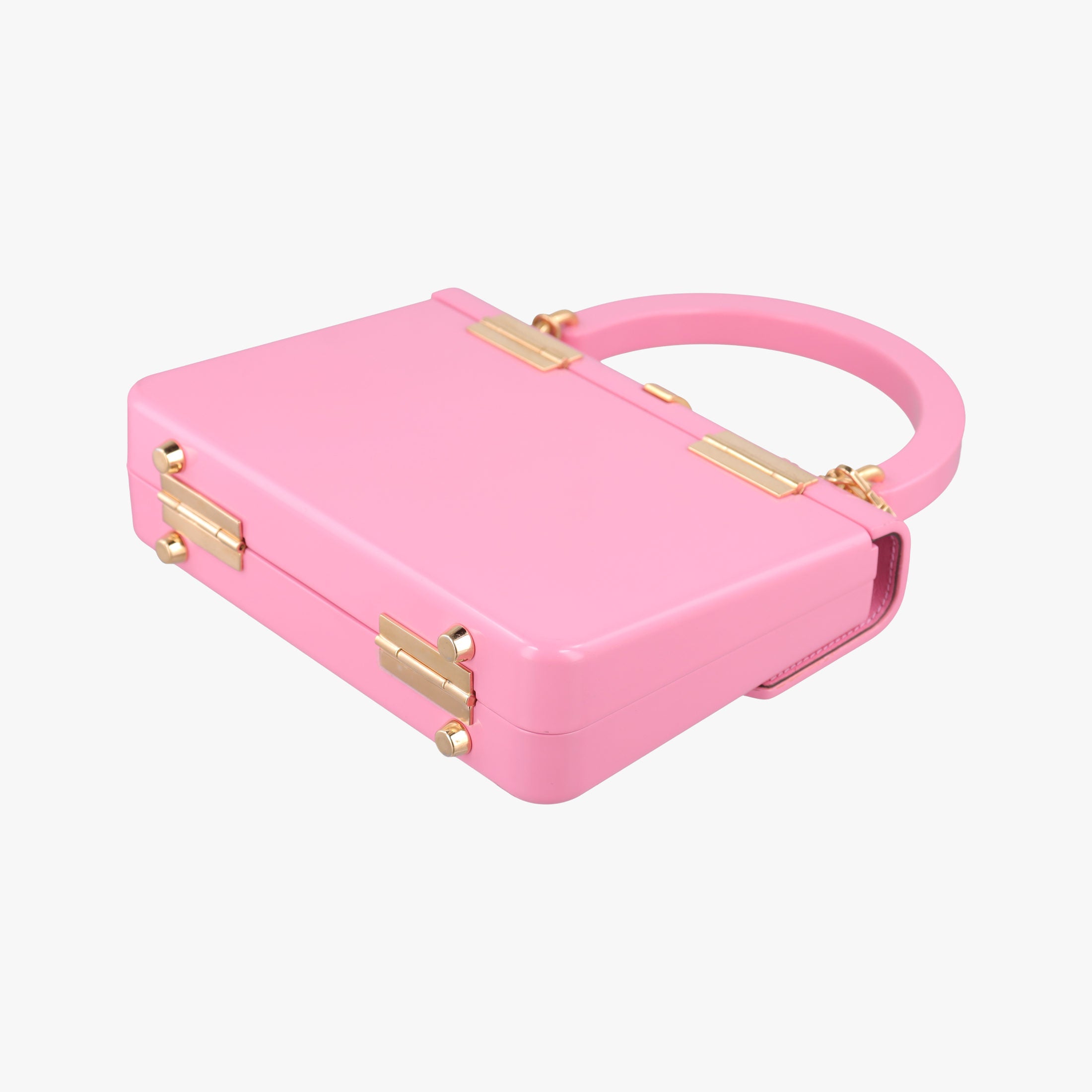 Pre-owned Gucci Sylvie 1969 Acrylic Mini Hand Pink Acrylic 589482 shoulderbag | stylenewstar