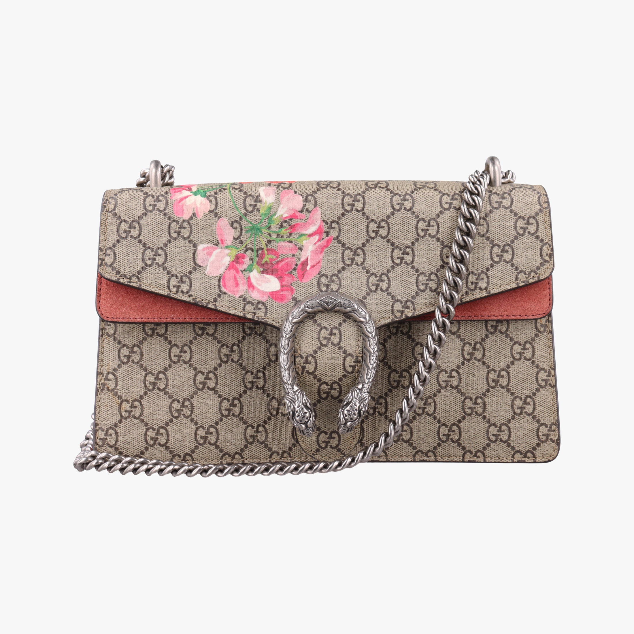 Vintage Gucci Dionysus beige×red×multi PVC coated canvas × suede 400249 shoulderbag | stylenewstar