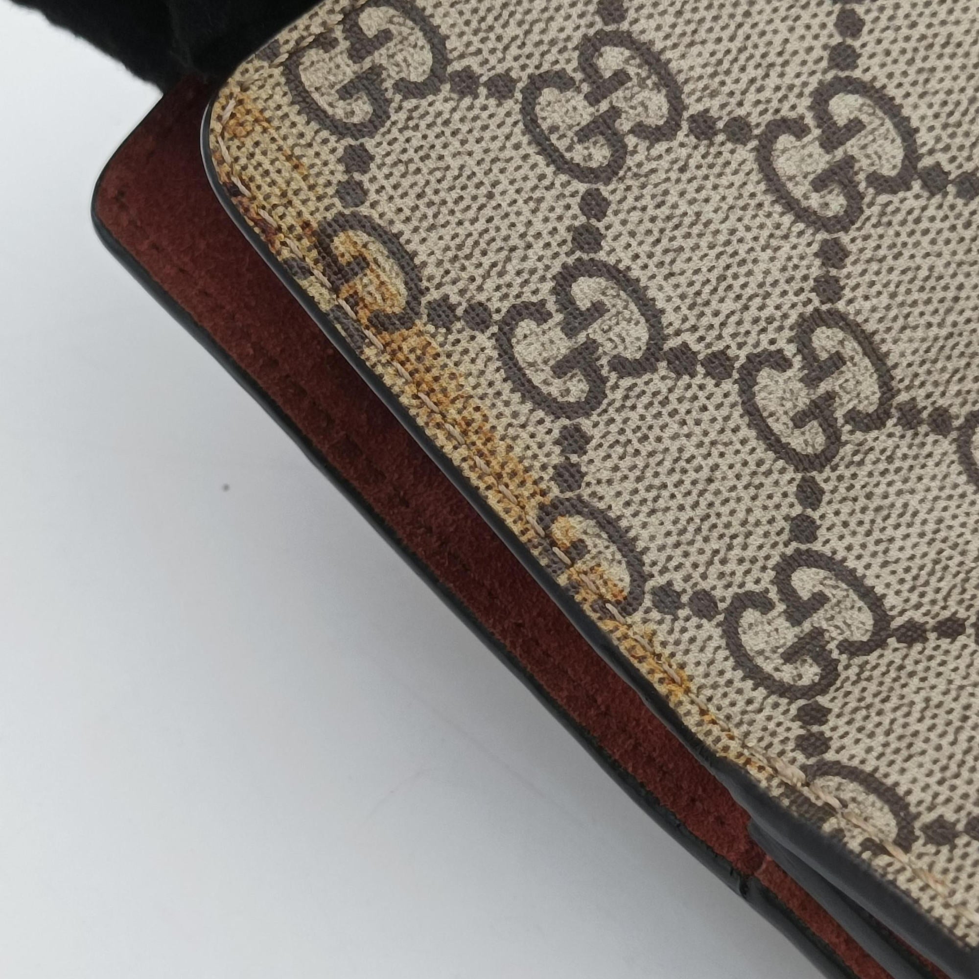 Vintage Gucci Dionysus beige×red×multi PVC coated canvas × suede 400249 shoulderbag | stylenewstar