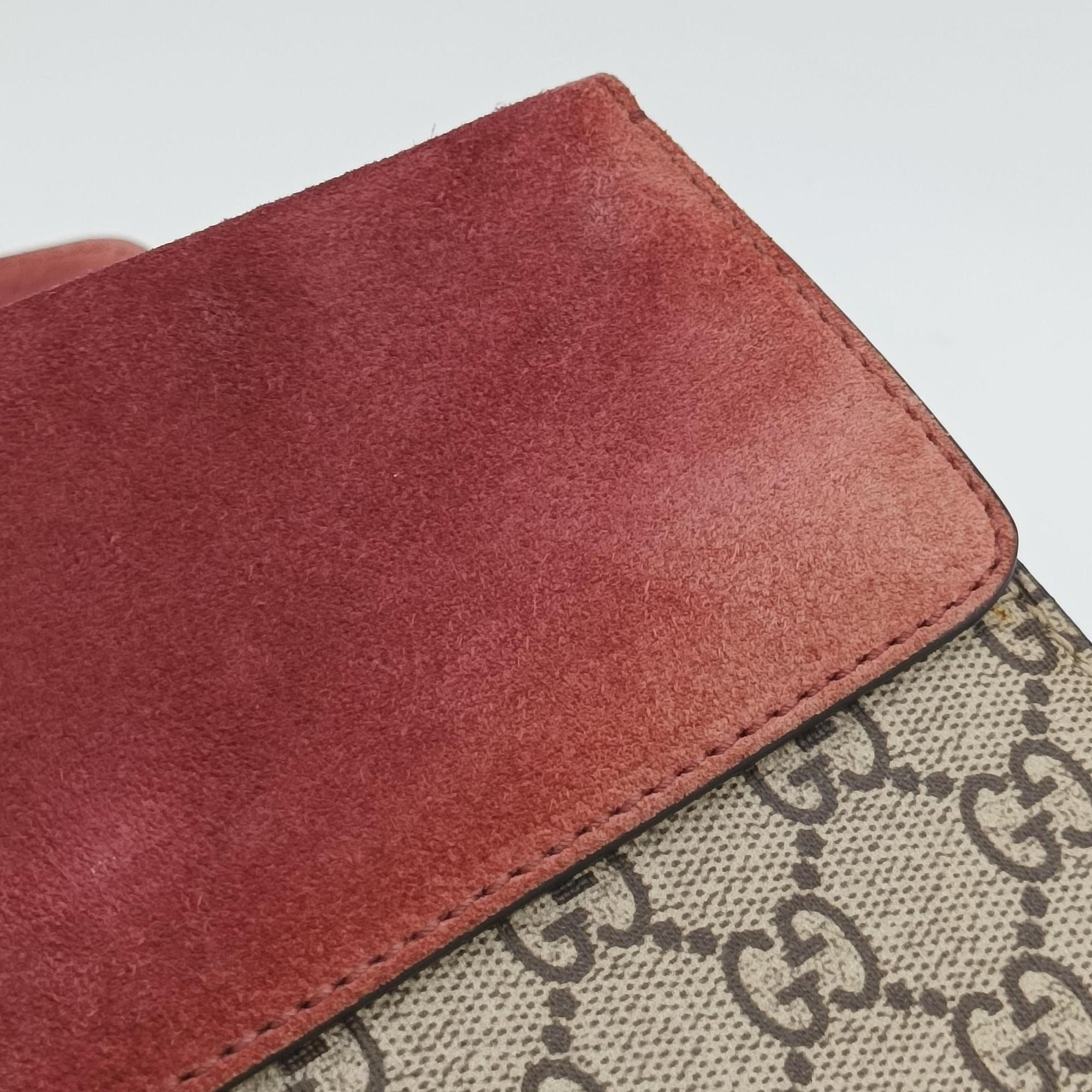 Vintage Gucci Dionysus beige×red×multi PVC coated canvas × suede 400249 shoulderbag | stylenewstar