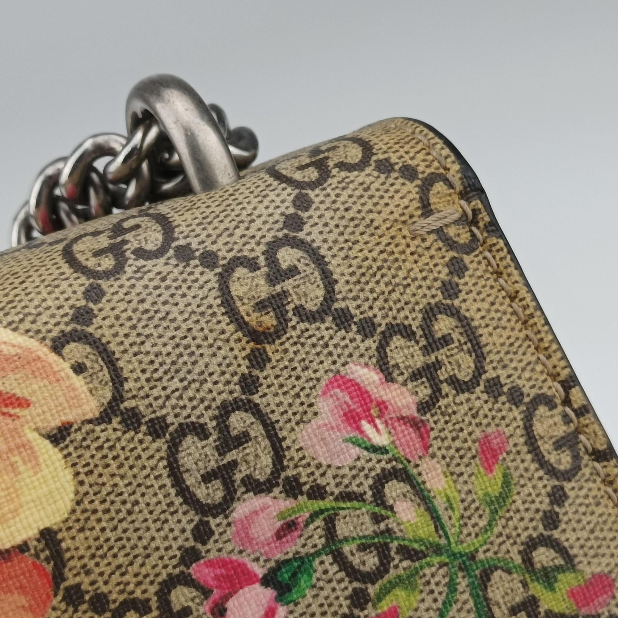 Vintage Gucci Dionysus beige×red×multi PVC coated canvas × suede 400249 shoulderbag | stylenewstar