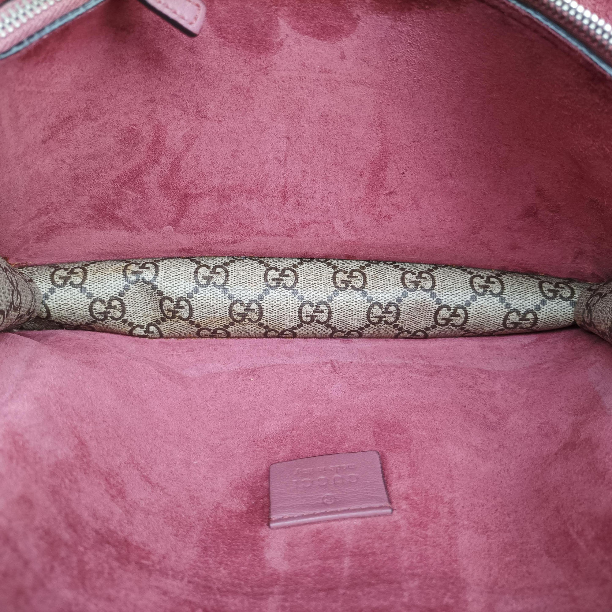 Vintage Gucci Dionysus beige×red×multi PVC coated canvas × suede 400249 shoulderbag | stylenewstar