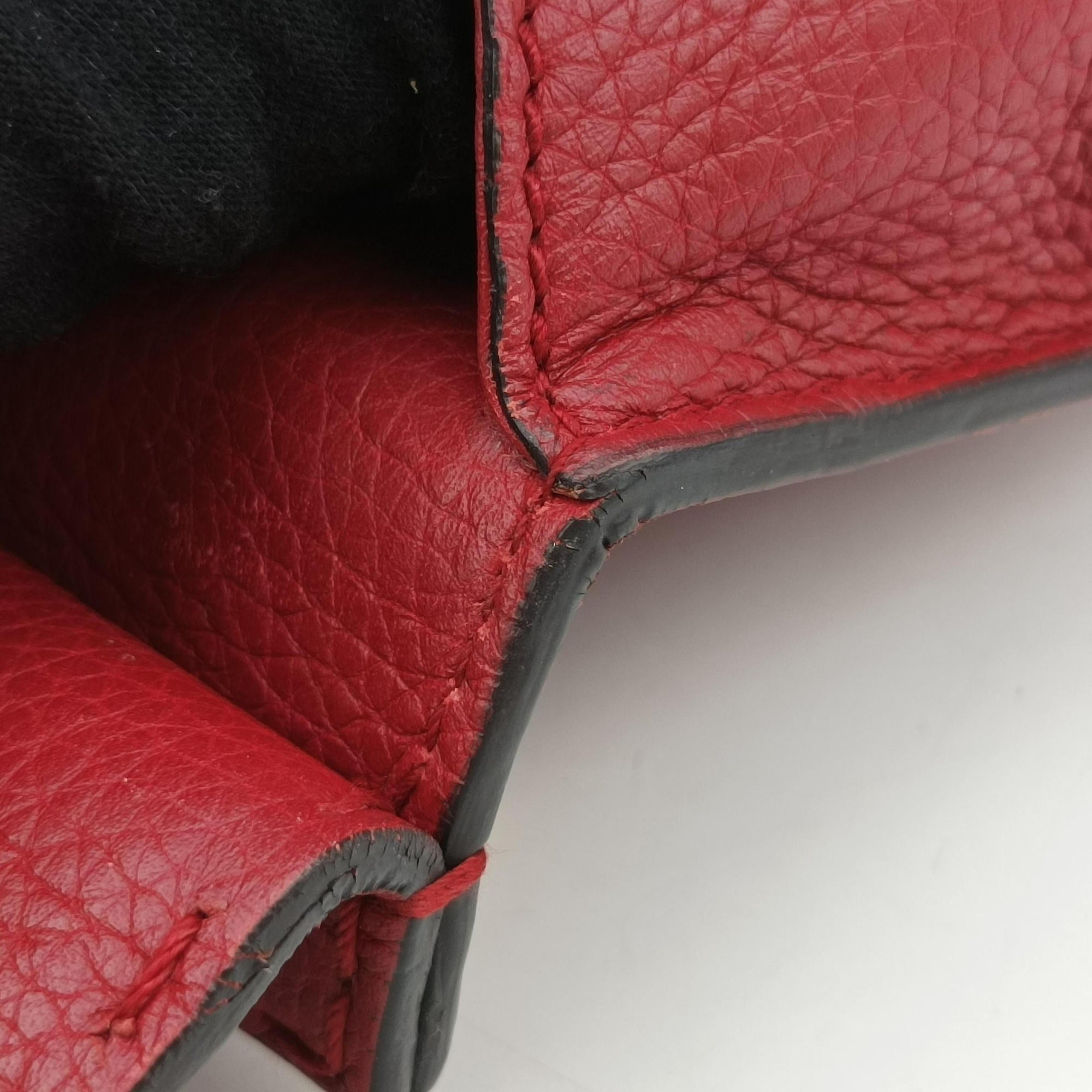 Pre-owned Gucci GG Marmont Red Leather 421890 shoulderbag | stylenewstar
