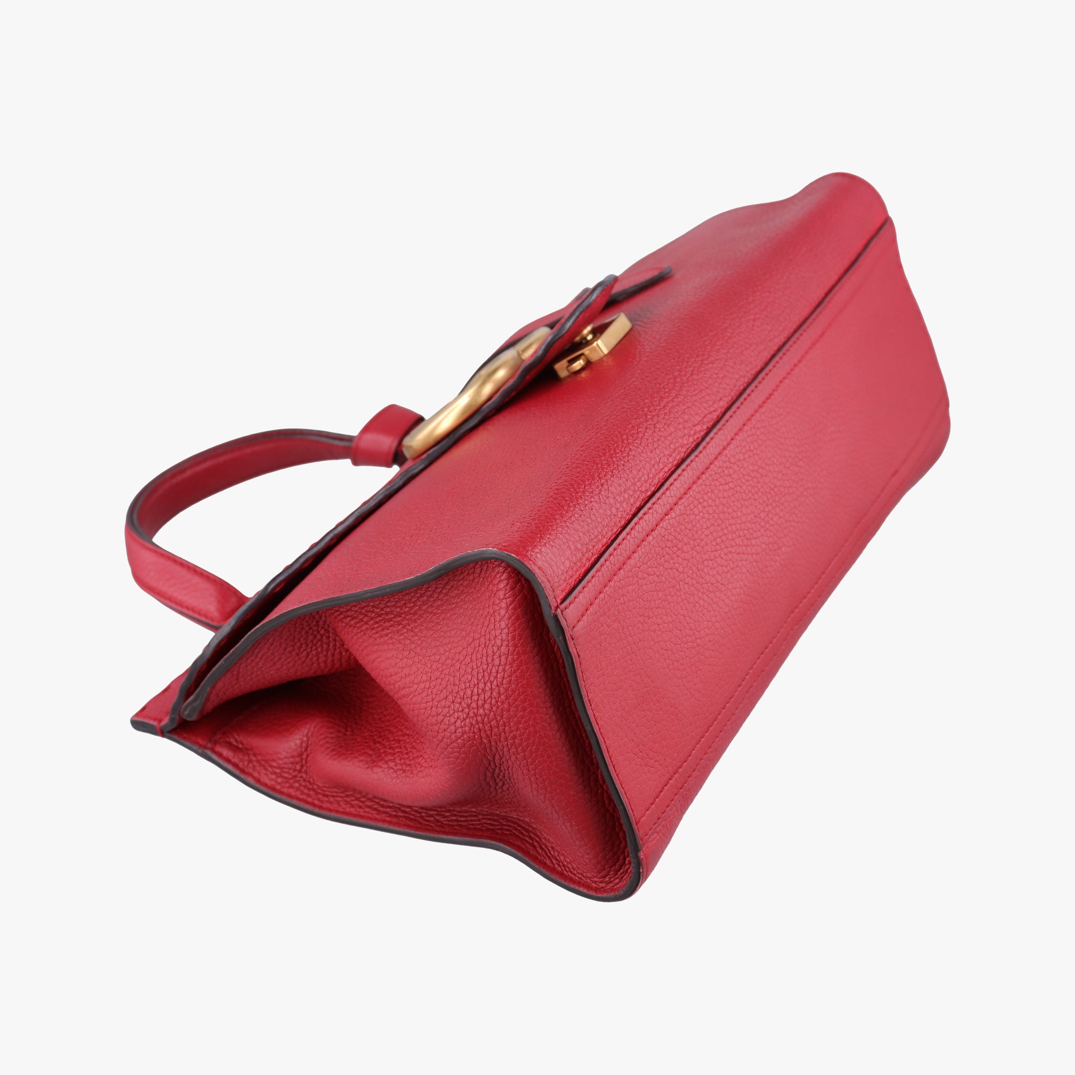 Pre-owned Gucci GG Marmont Red Leather 421890 shoulderbag | stylenewstar