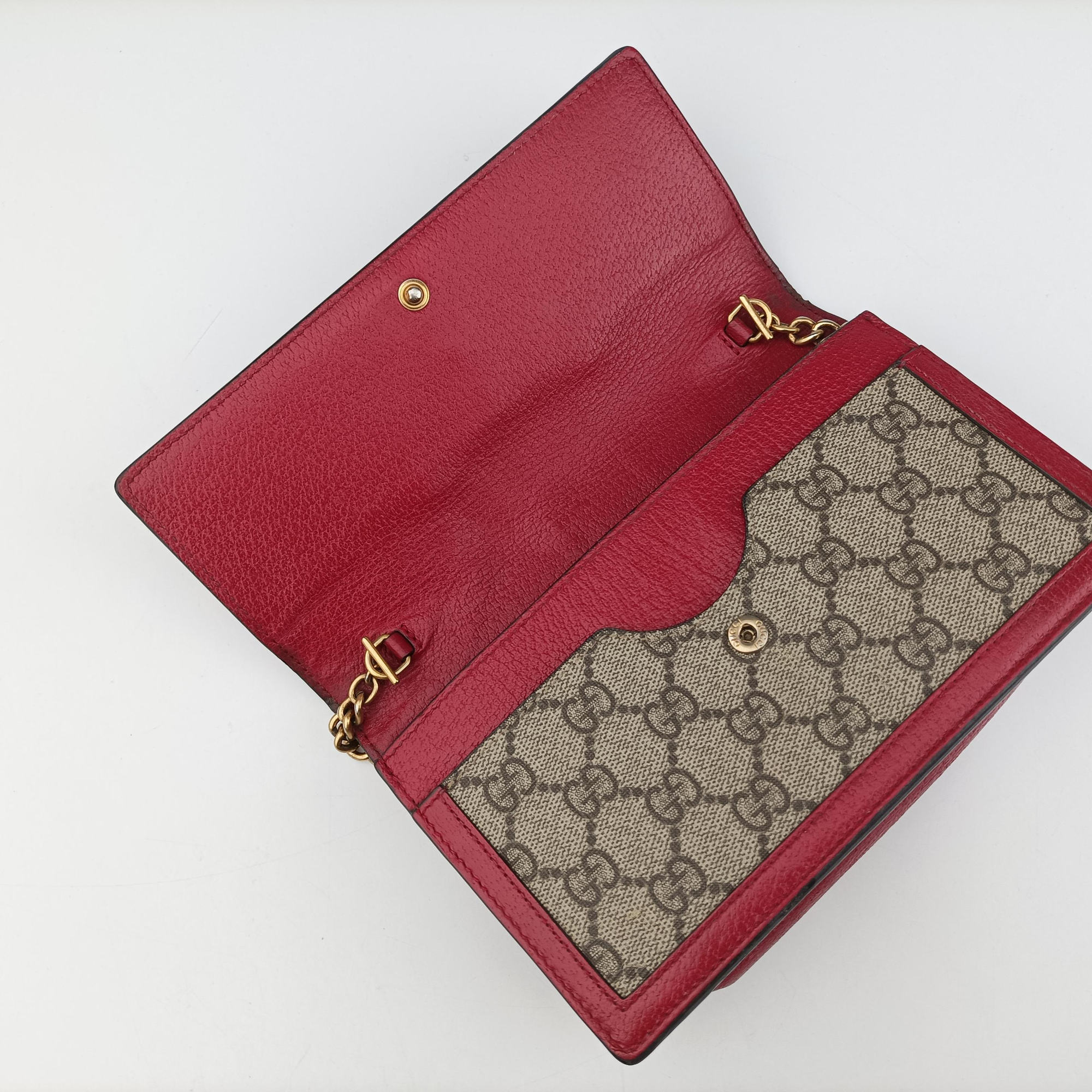 Secondhand Gucci Queen Margaret Brown PVC coated canvas 476079 shoulderbag | stylenewstar