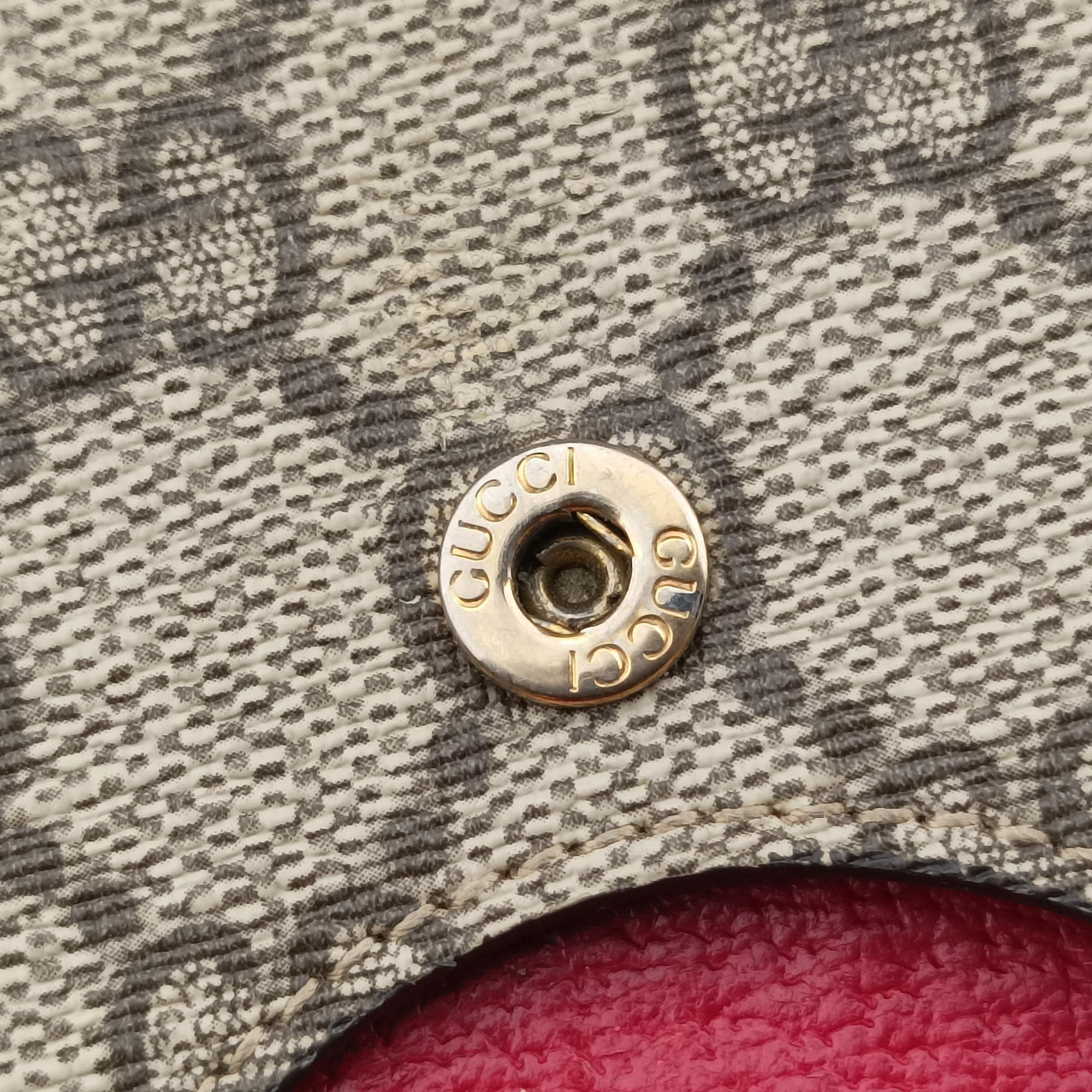 Secondhand Gucci Queen Margaret Brown PVC coated canvas 476079 shoulderbag | stylenewstar