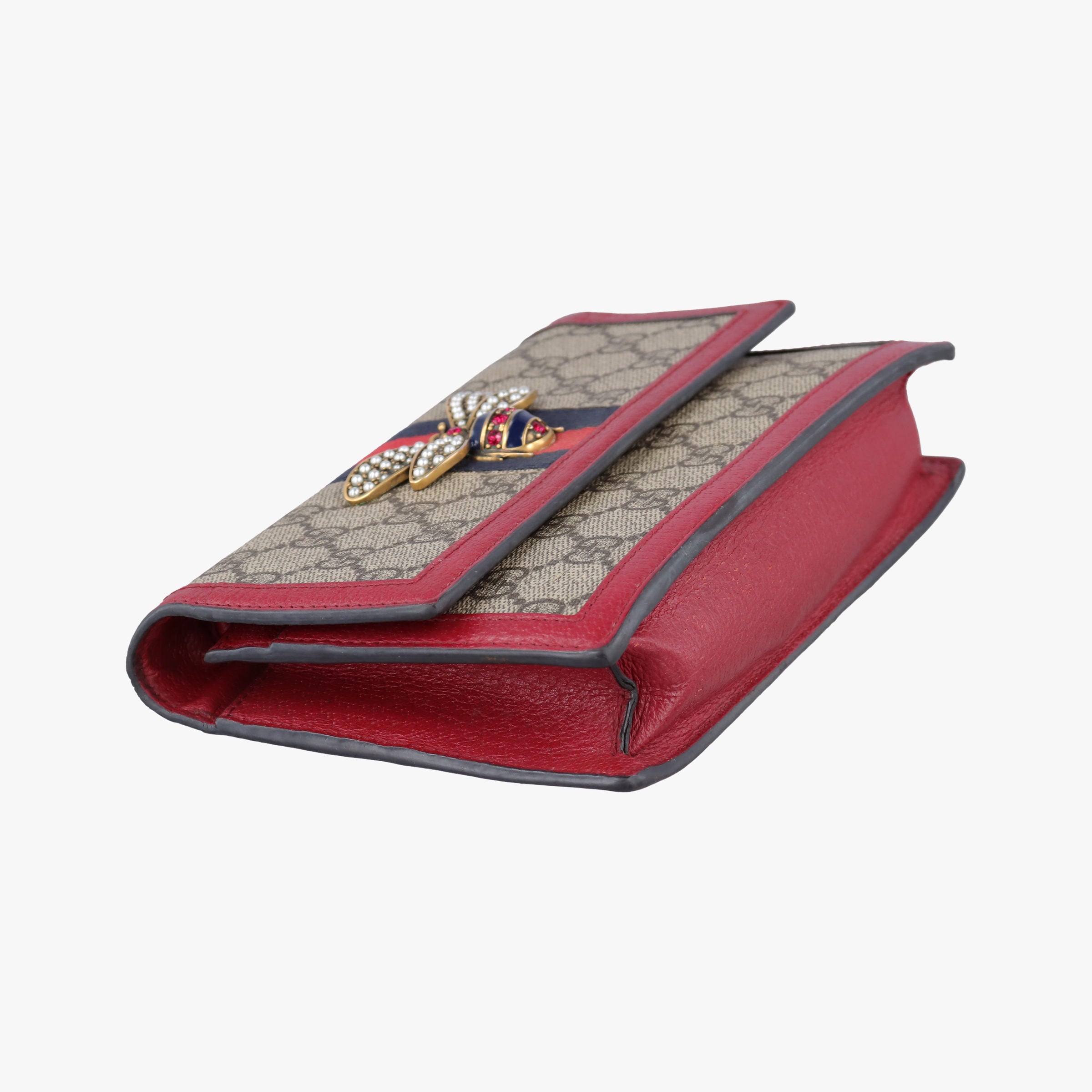 Secondhand Gucci Queen Margaret Brown PVC coated canvas 476079 shoulderbag | stylenewstar