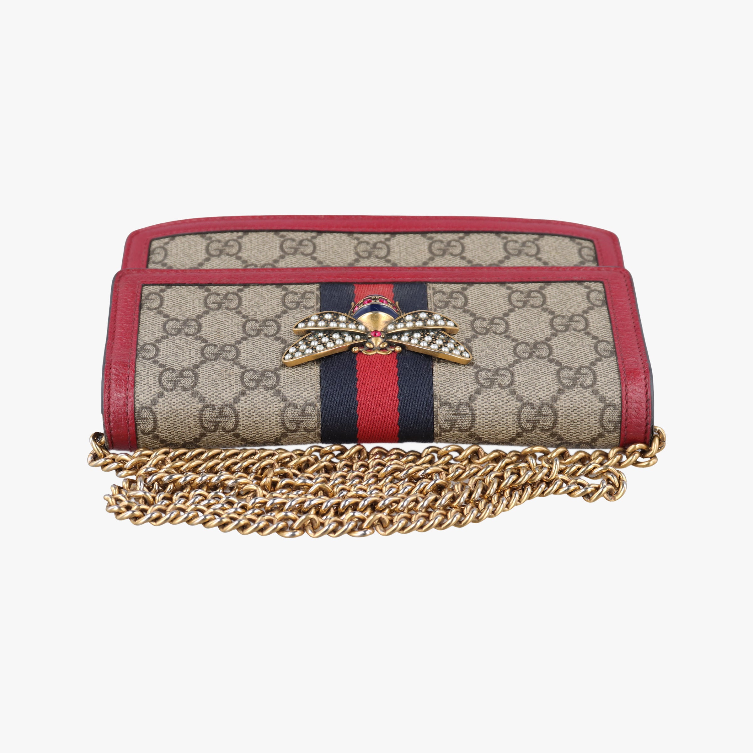 Secondhand Gucci Queen Margaret Brown PVC coated canvas 476079 shoulderbag | stylenewstar