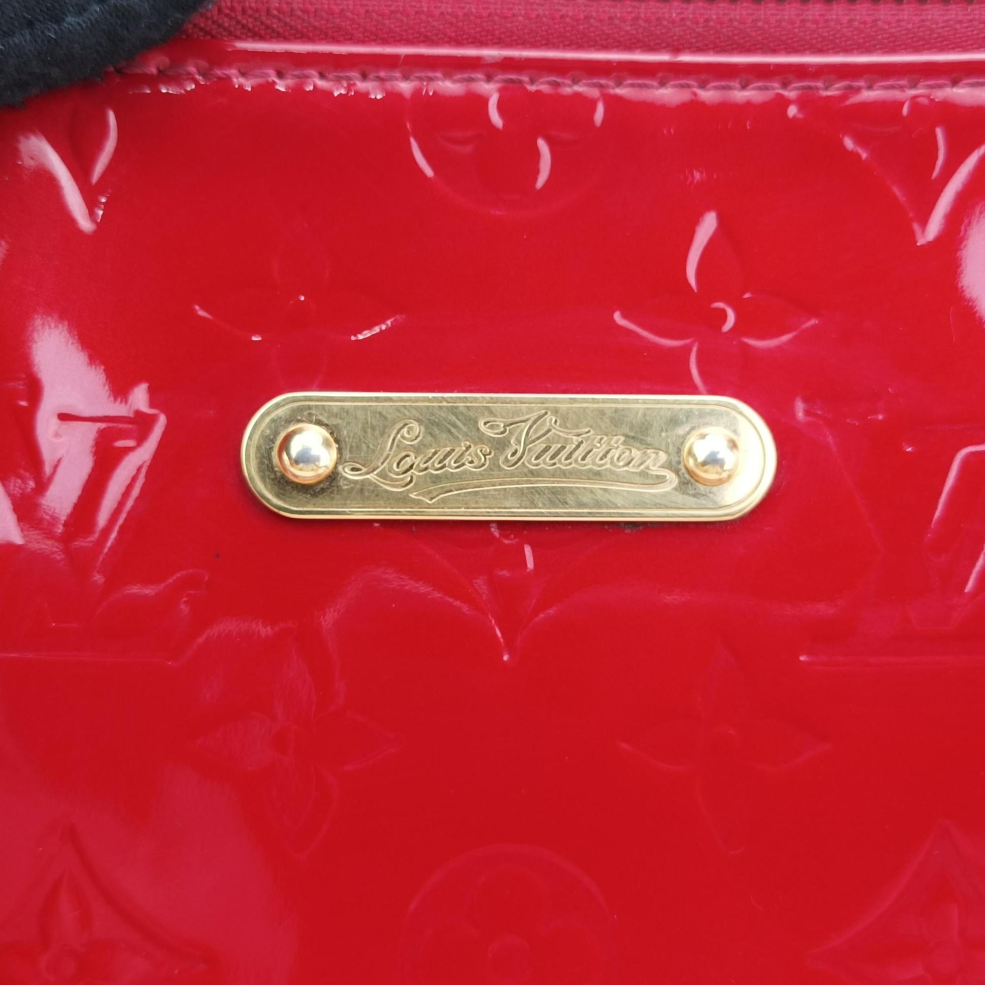 Pre-owned Louis Vuitton Bellevue GM Pomme d'Amour Vernis M93587 handbag | stylenewstar
