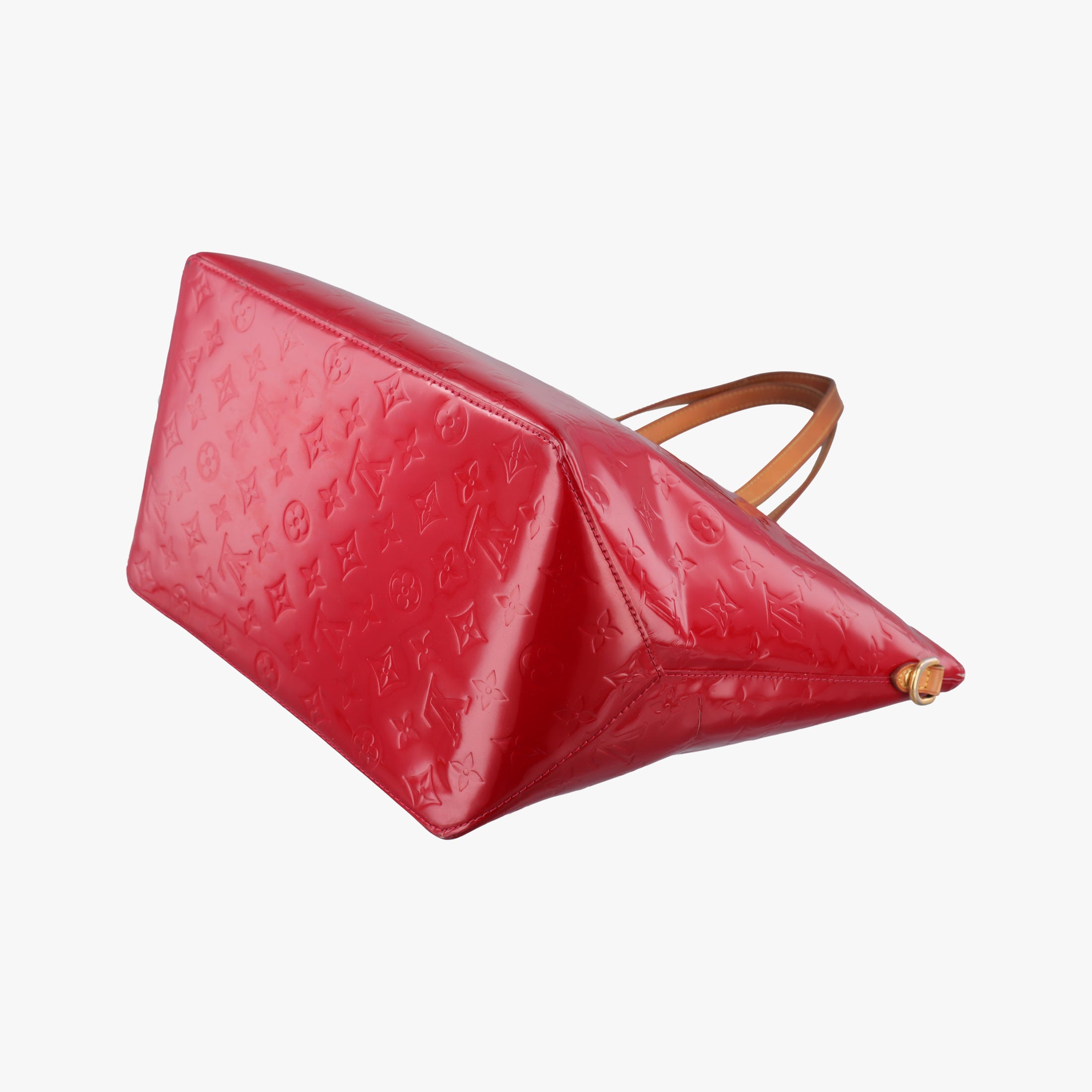 Pre-owned Louis Vuitton Bellevue GM Pomme d'Amour Vernis M93587 handbag | stylenewstar