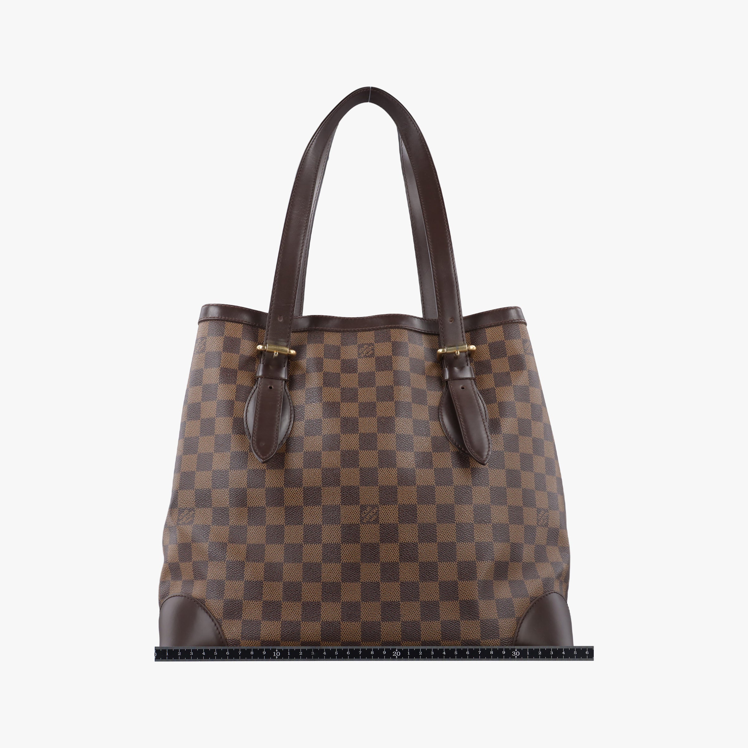 Vintage Louis Vuitton HAMPSTEAD GM EBENE Damier Canvas N51203 shoulderbag | stylenewstar