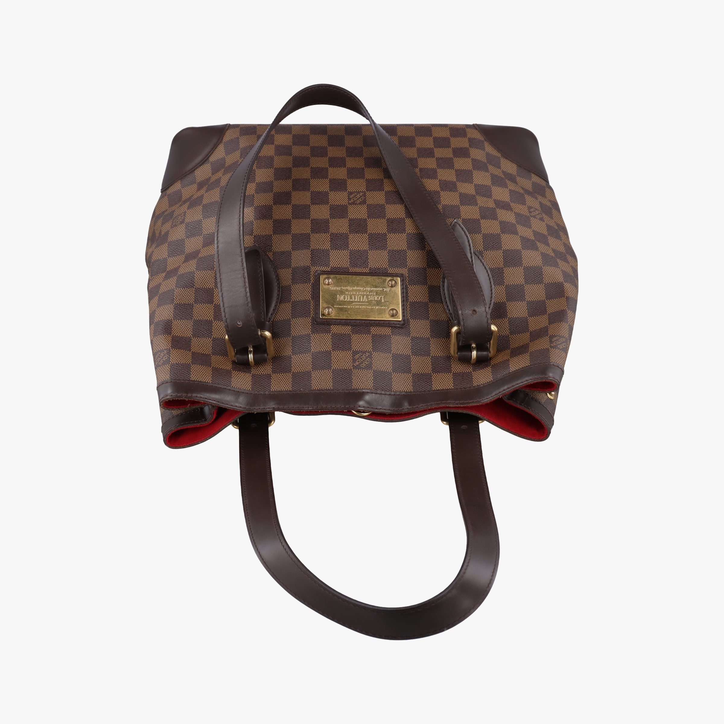Vintage Louis Vuitton HAMPSTEAD GM EBENE Damier Canvas N51203 shoulderbag | stylenewstar