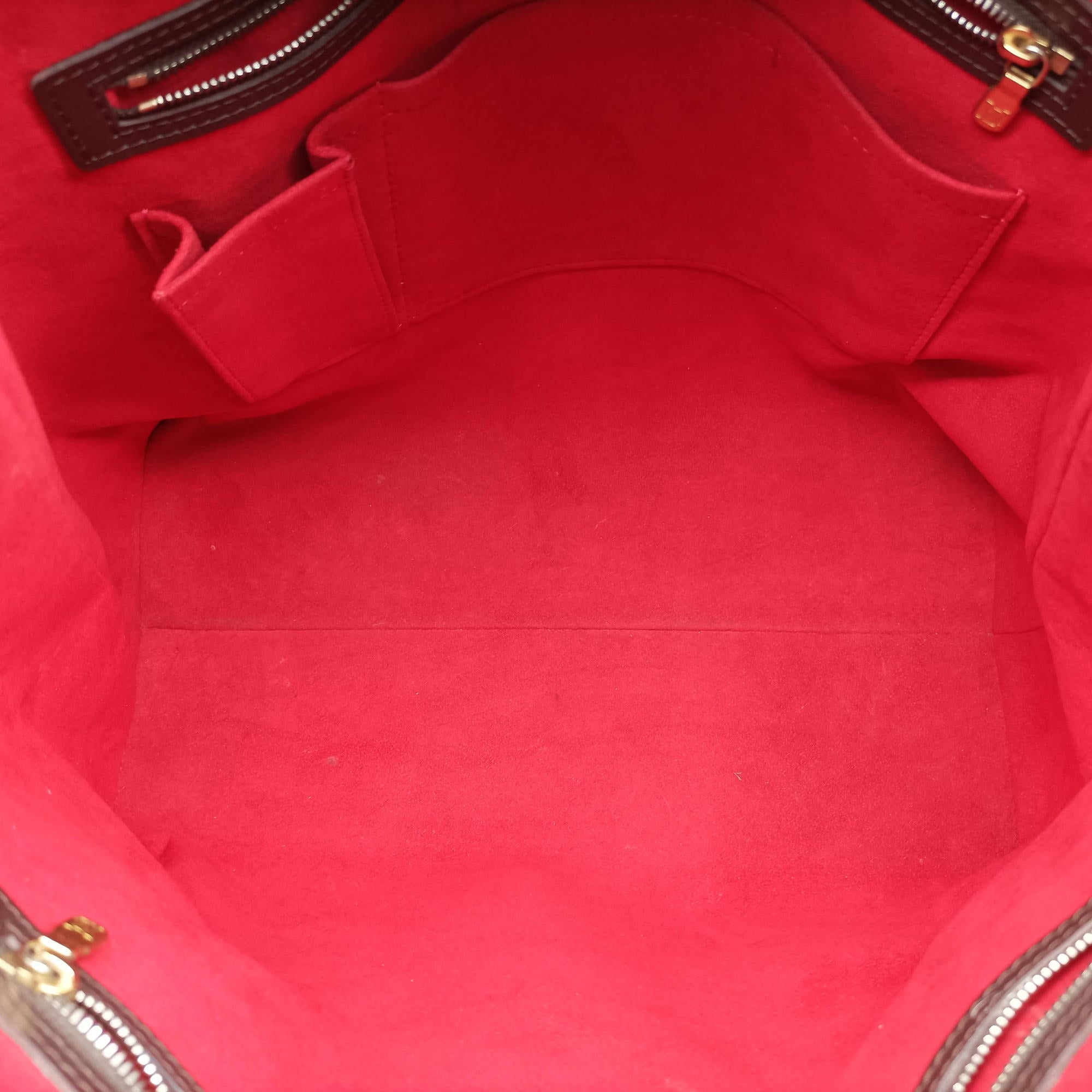 Vintage Louis Vuitton HAMPSTEAD GM EBENE Damier Canvas N51203 shoulderbag | stylenewstar