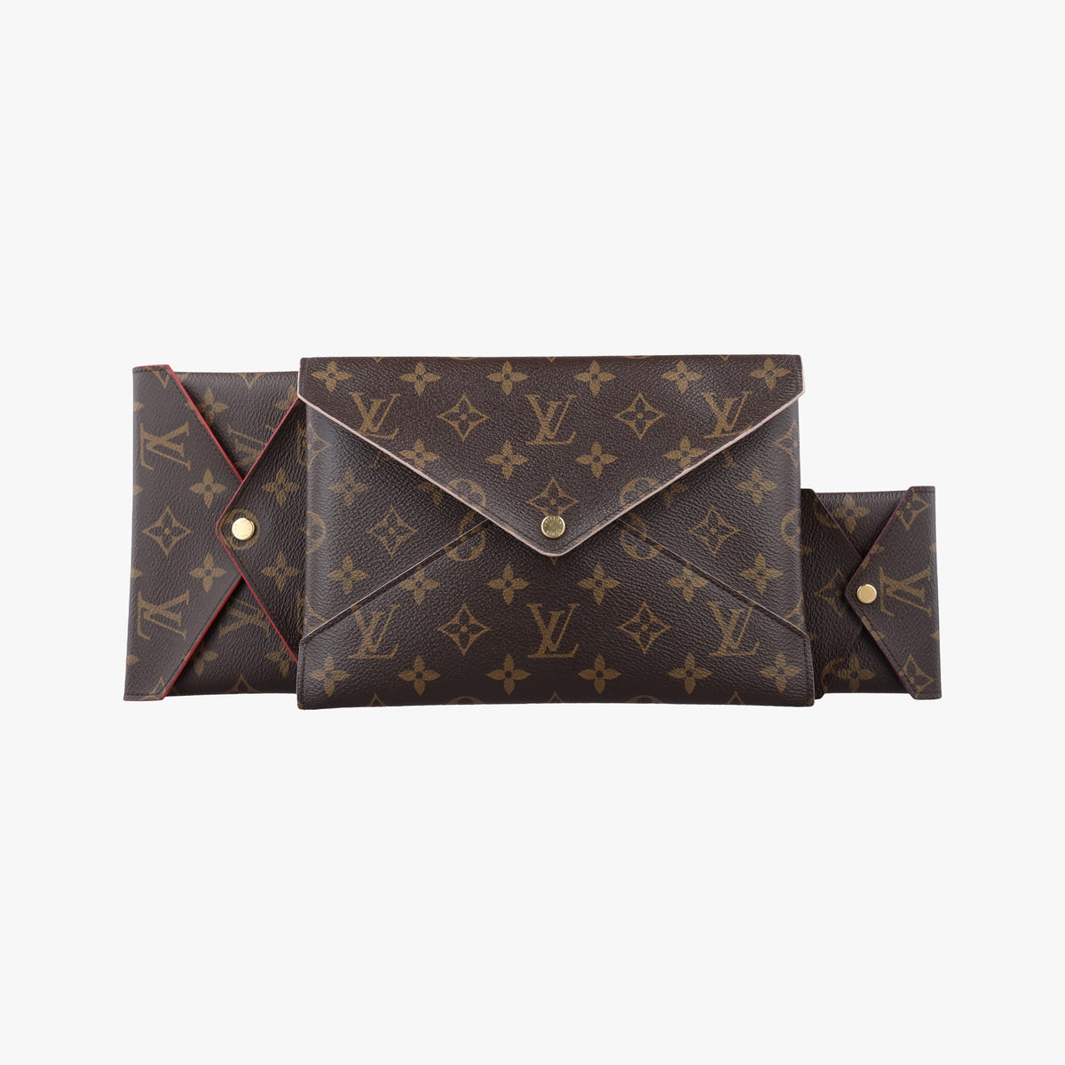 Secondhand Louis Vuitton Pochette Kirigami Brown Monogram Canvas M62034 clutchbag | stylenewstar