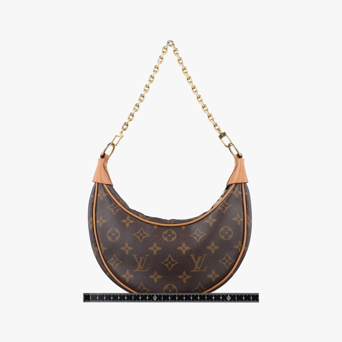 Secondhand Louis Vuitton LOOP Brown×Beige Monogram Canvas M81098 shoulderbag | stylenewstar