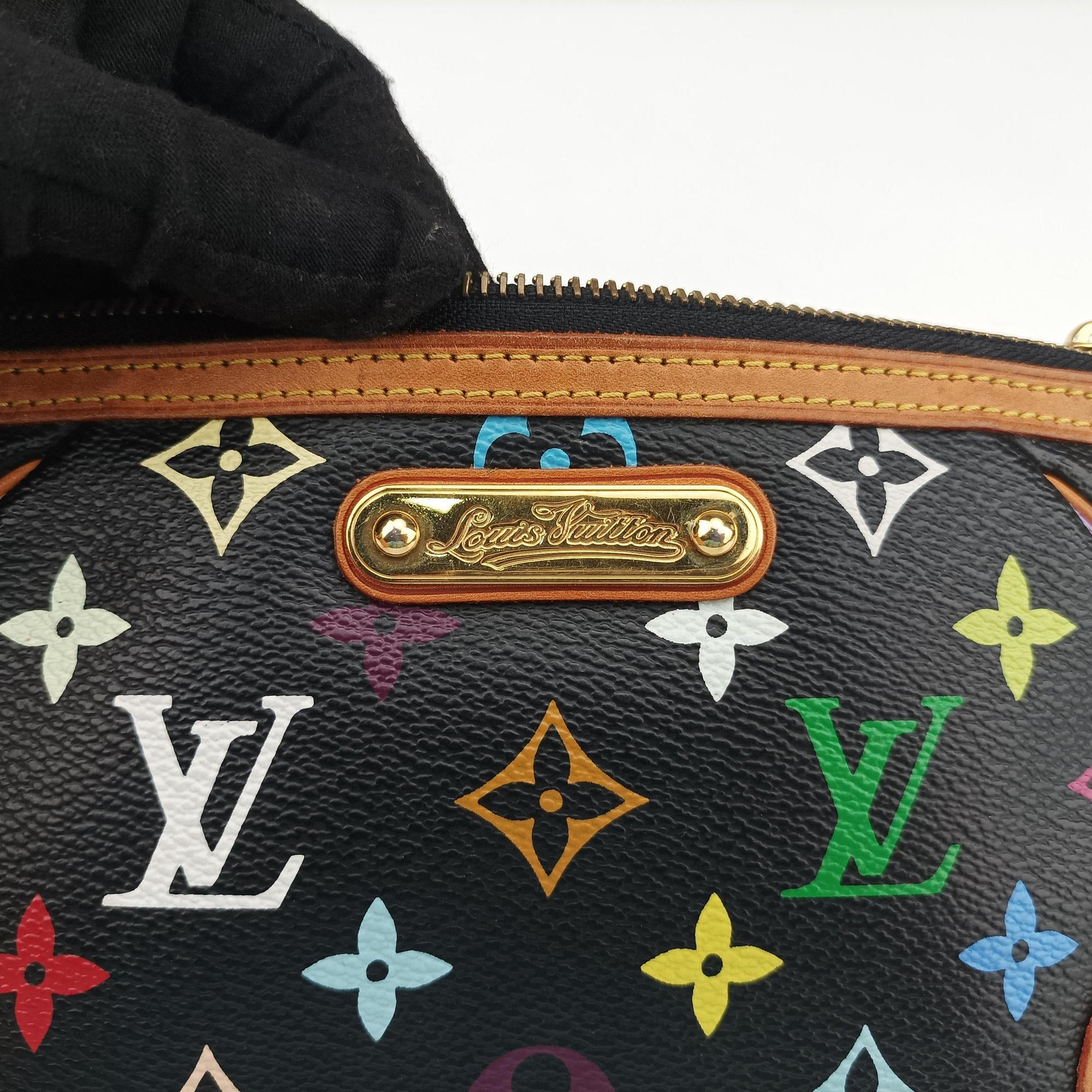 Pre-owned Louis Vuitton Pochette Mira MM Noir Monogram Multicolor M60097 handbag | stylenewstar