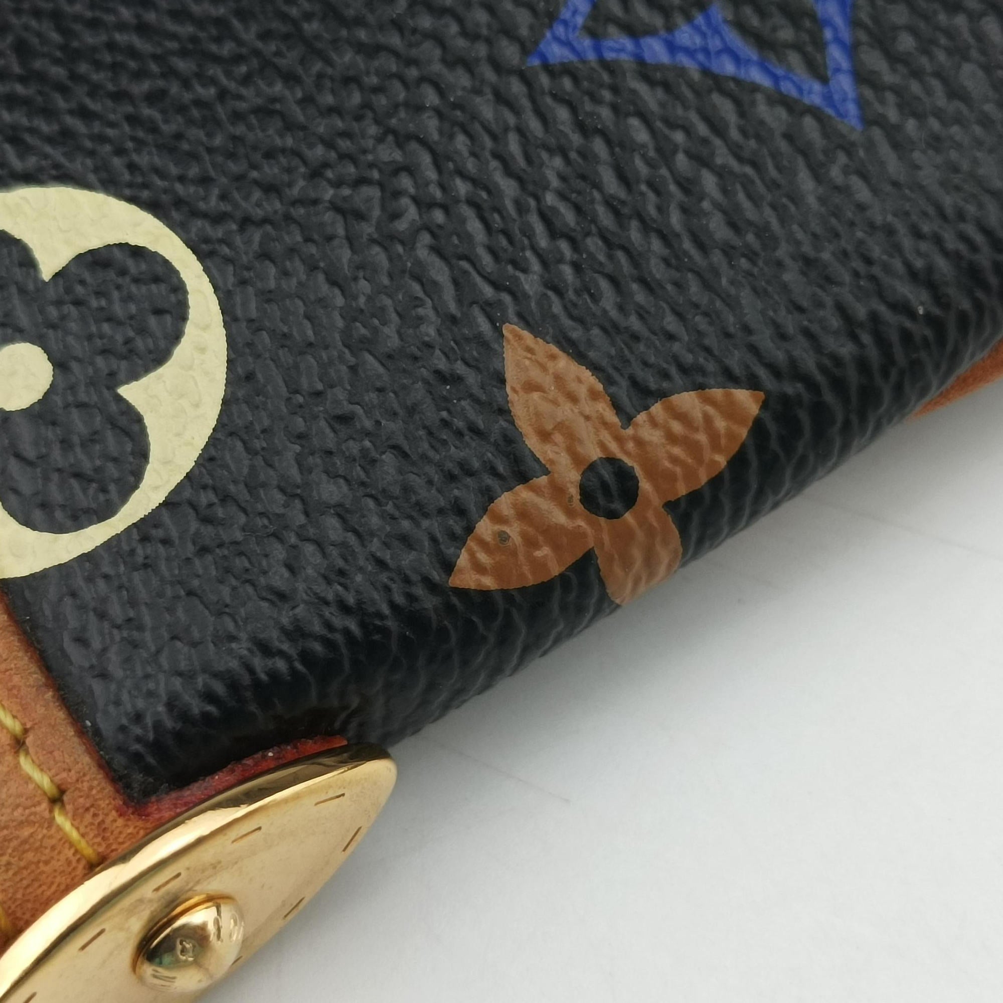 Pre-owned Louis Vuitton Pochette Mira MM Noir Monogram Multicolor M60097 handbag | stylenewstar