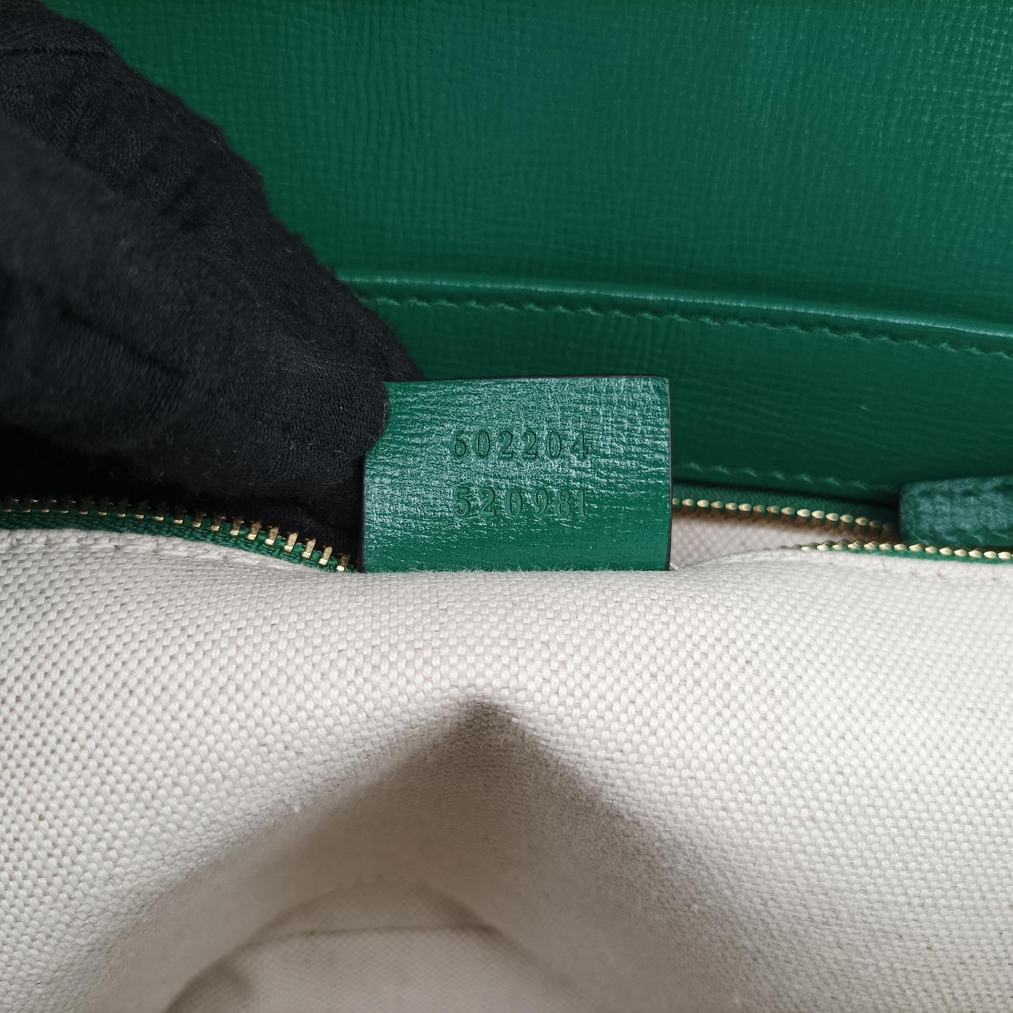 Secondhand Gucci The Hacker Project Horsebit 1955 Green Leather 602204 shoulderbag | stylenewstar