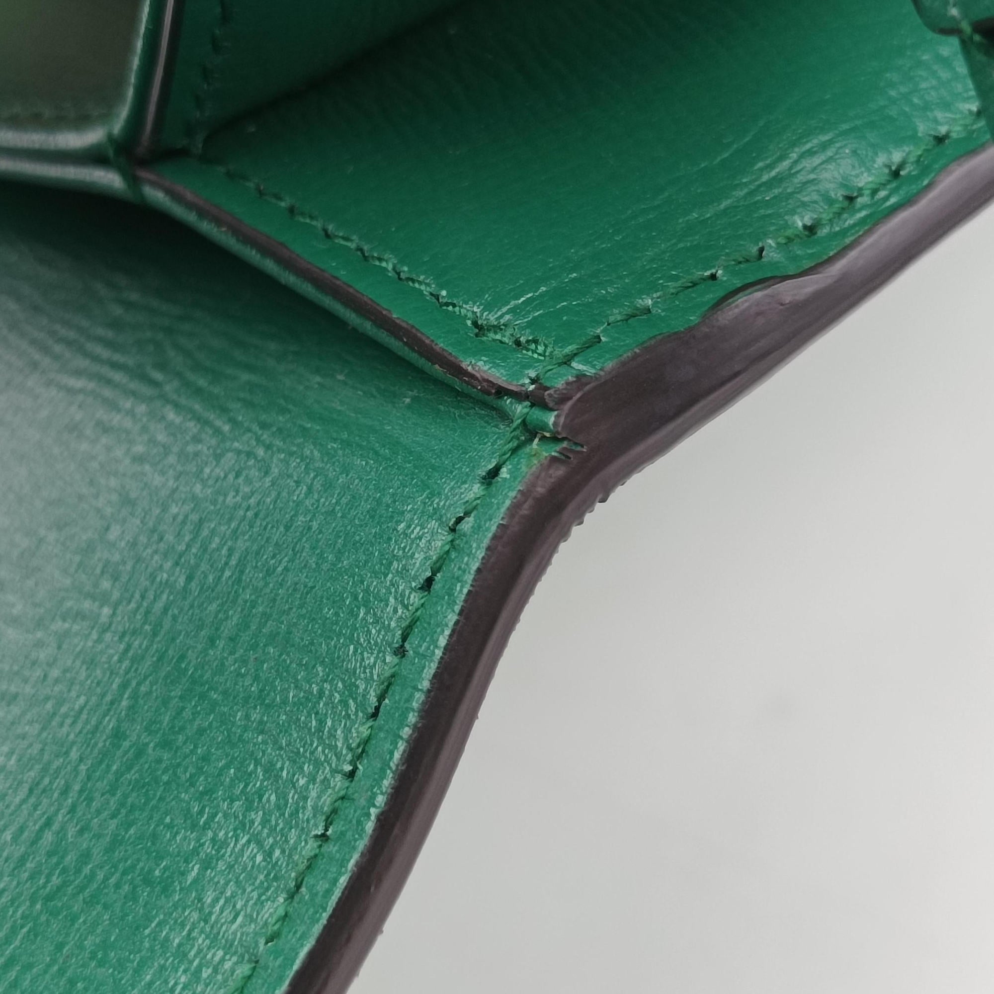 Secondhand Gucci The Hacker Project Horsebit 1955 Green Leather 602204 shoulderbag | stylenewstar