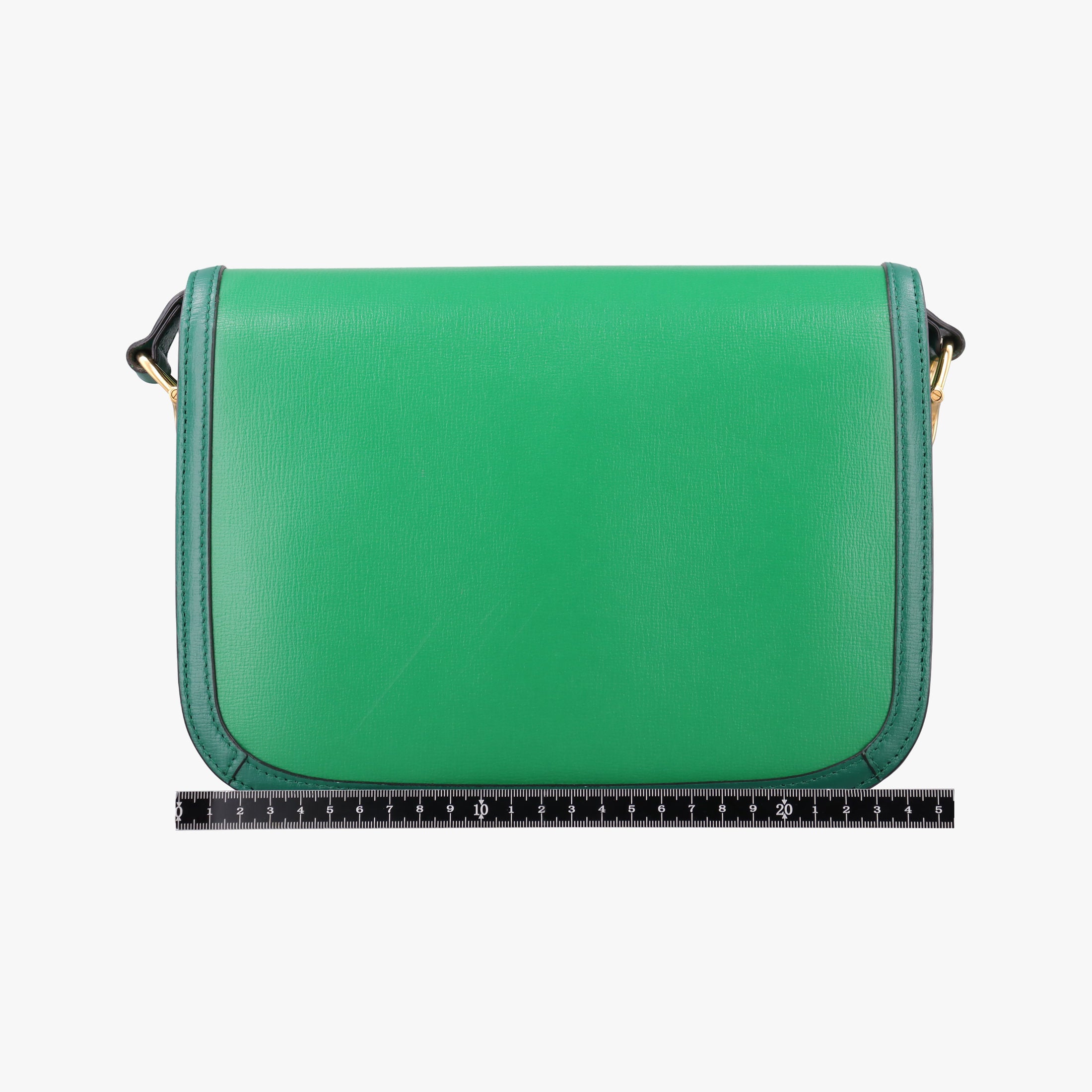 Secondhand Gucci The Hacker Project Horsebit 1955 Green Leather 602204 shoulderbag | stylenewstar