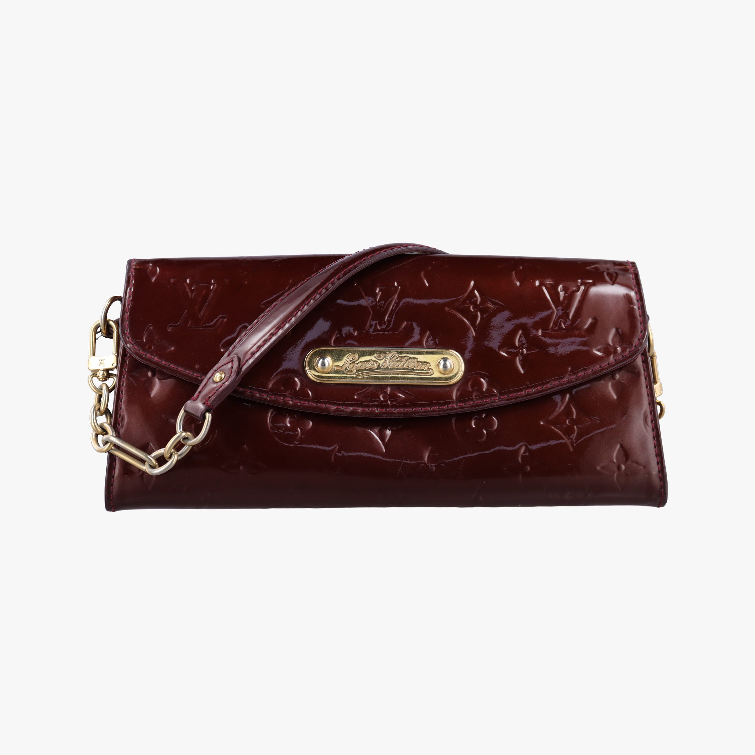 Secondhand Louis Vuitton Sunset Boulevard Monogram Rouge Fauvist Vernis M91679 shoulderbag | stylenewstar