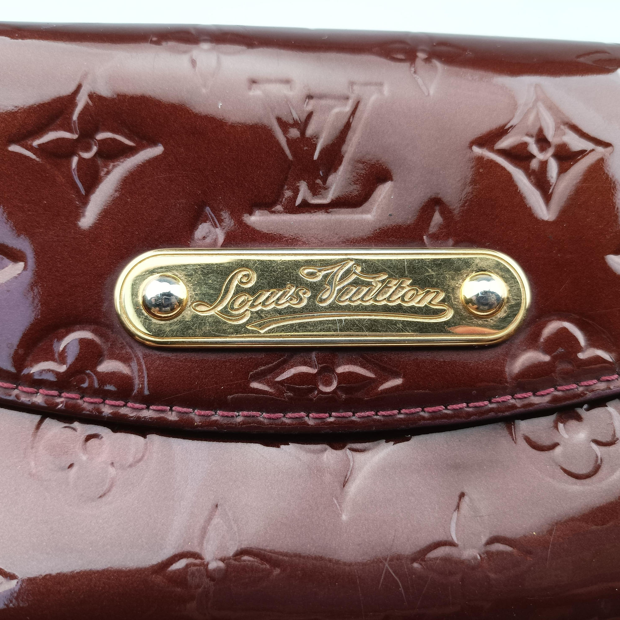 Secondhand Louis Vuitton Sunset Boulevard Monogram Rouge Fauvist Vernis M91679 shoulderbag | stylenewstar