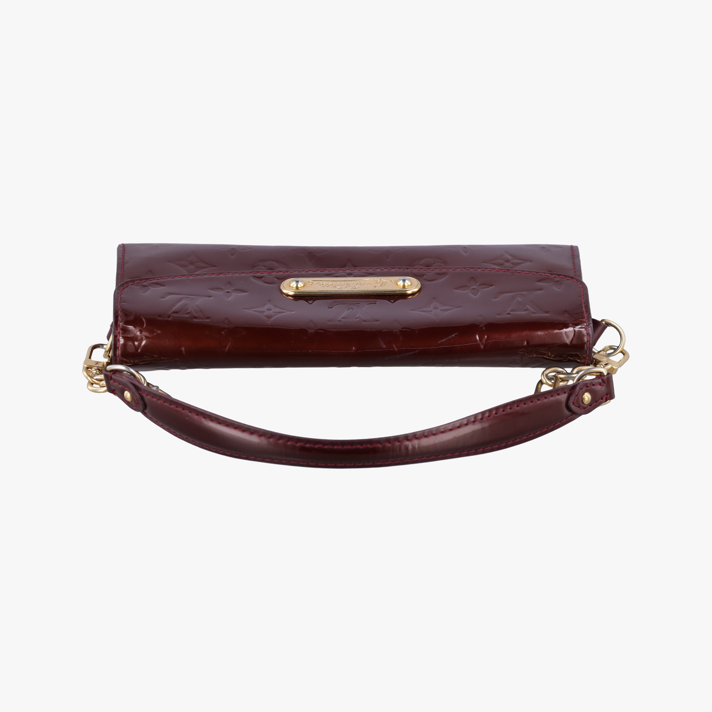 Secondhand Louis Vuitton Sunset Boulevard Monogram Rouge Fauvist Vernis M91679 shoulderbag | stylenewstar