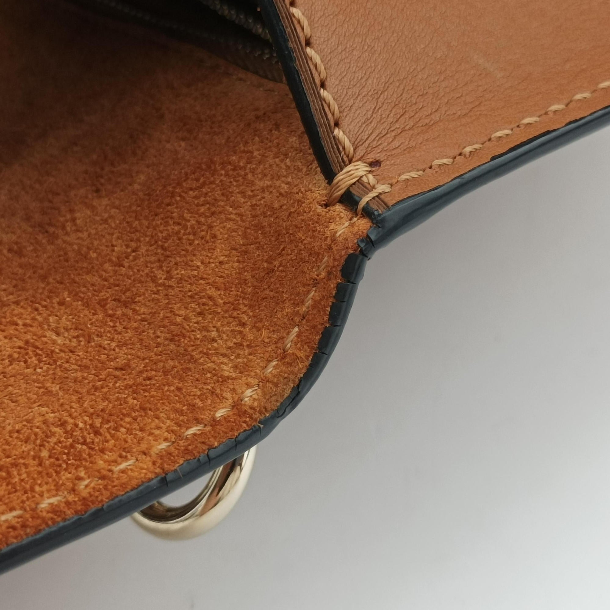 Vintage Valentino Rockstud Glam Lock Orange Leather  shoulderbag | stylenewstar