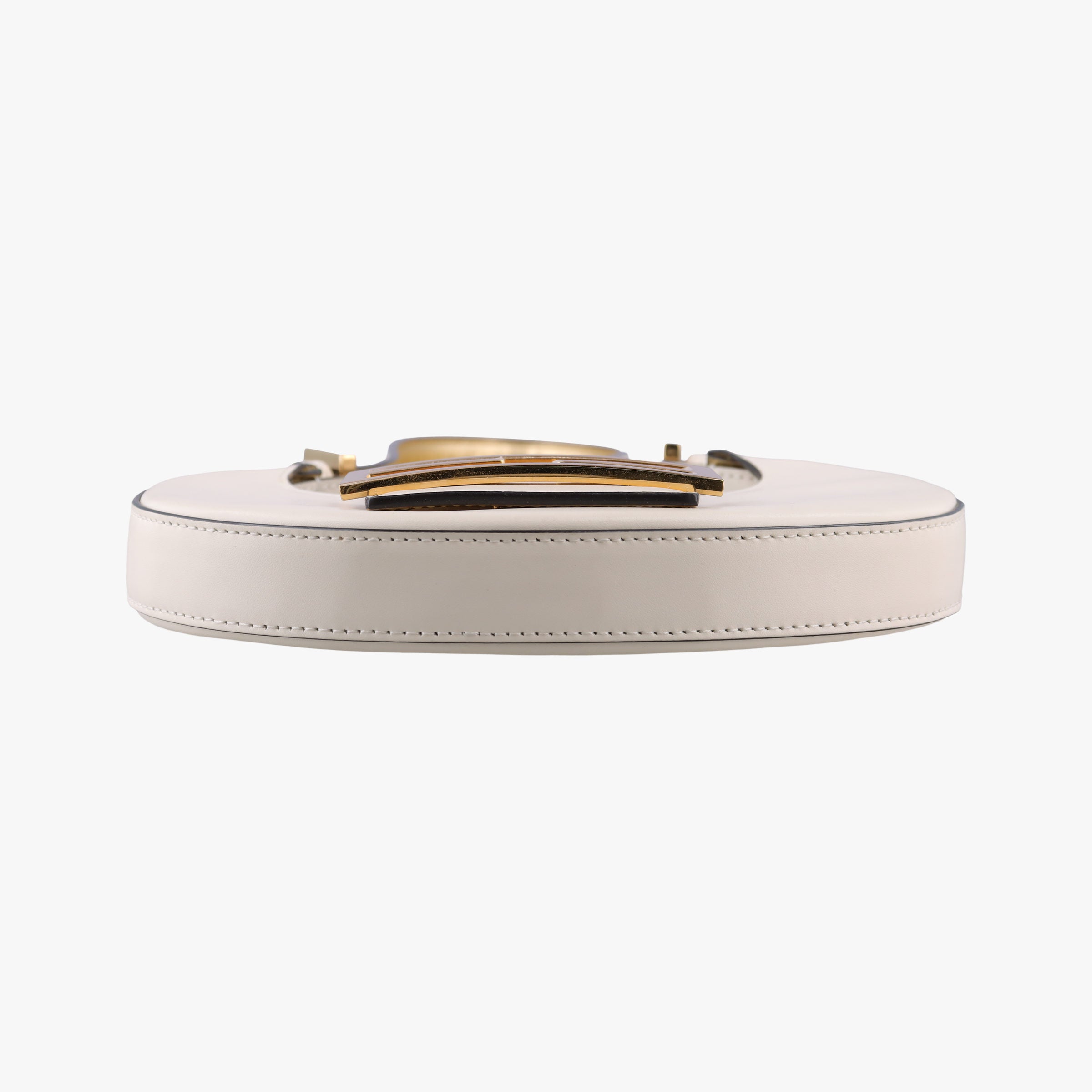 Pre-owned Fendi Cookie Mini White Leather 8BS065 handbag | stylenewstar