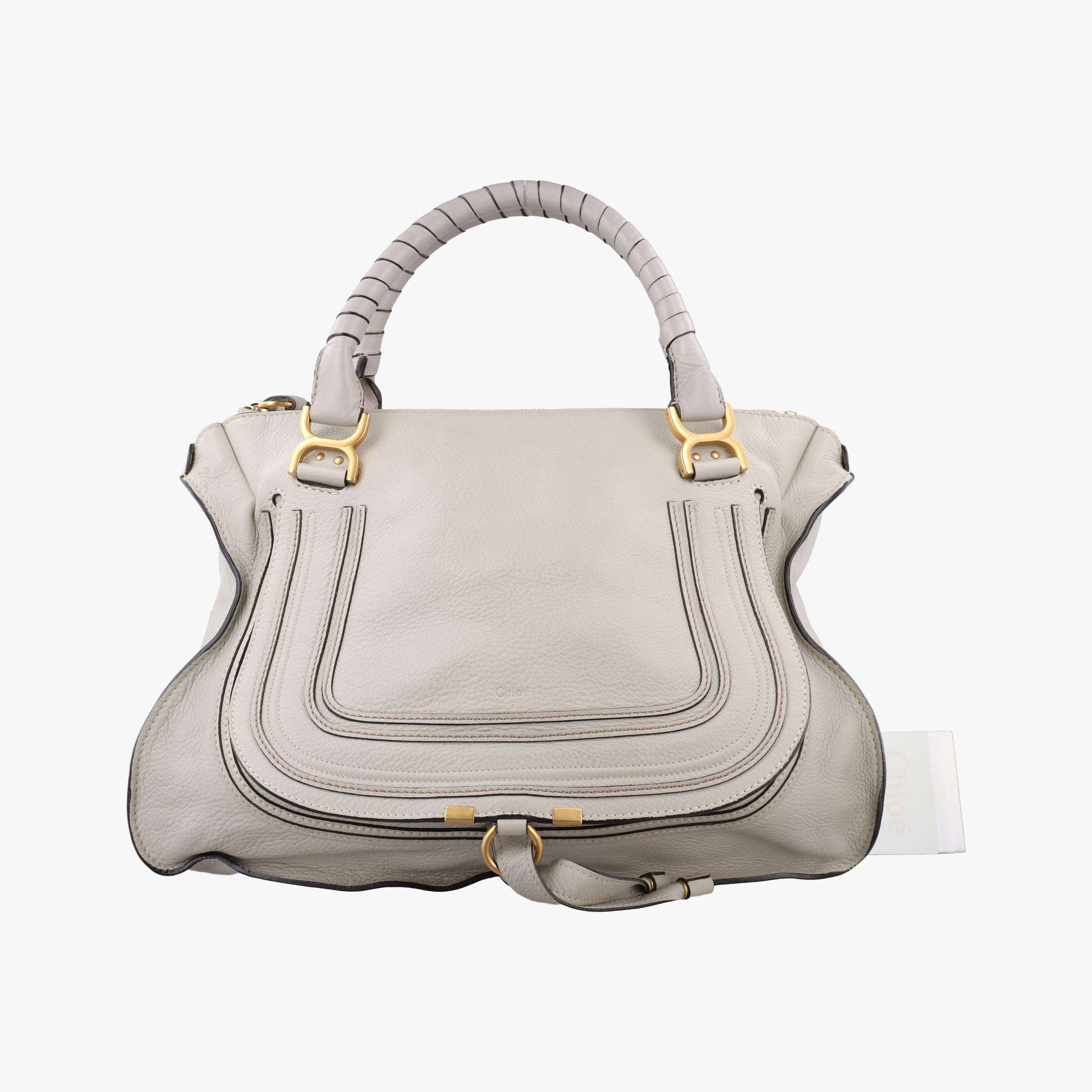 Secondhand Chloe Mercy Grey Leather  handbag | stylenewstar