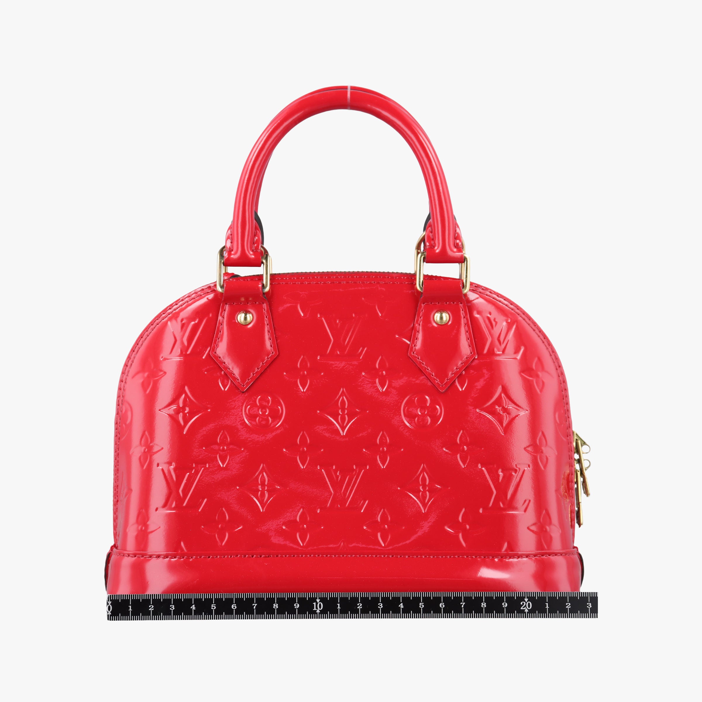 Vintage Louis Vuitton Alma BB CERISE Vernis M90174 shoulderbag | stylenewstar