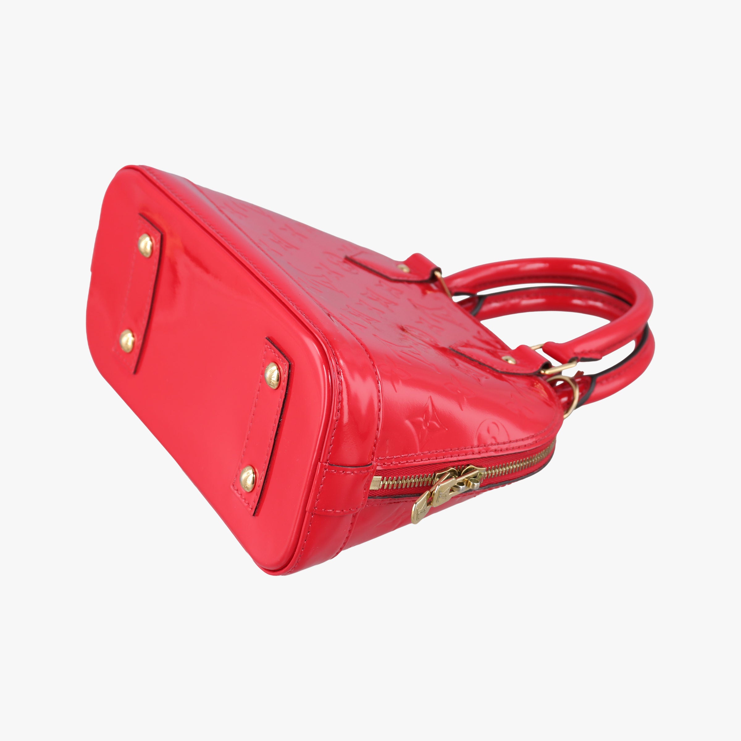 Vintage Louis Vuitton Alma BB CERISE Vernis M90174 shoulderbag | stylenewstar