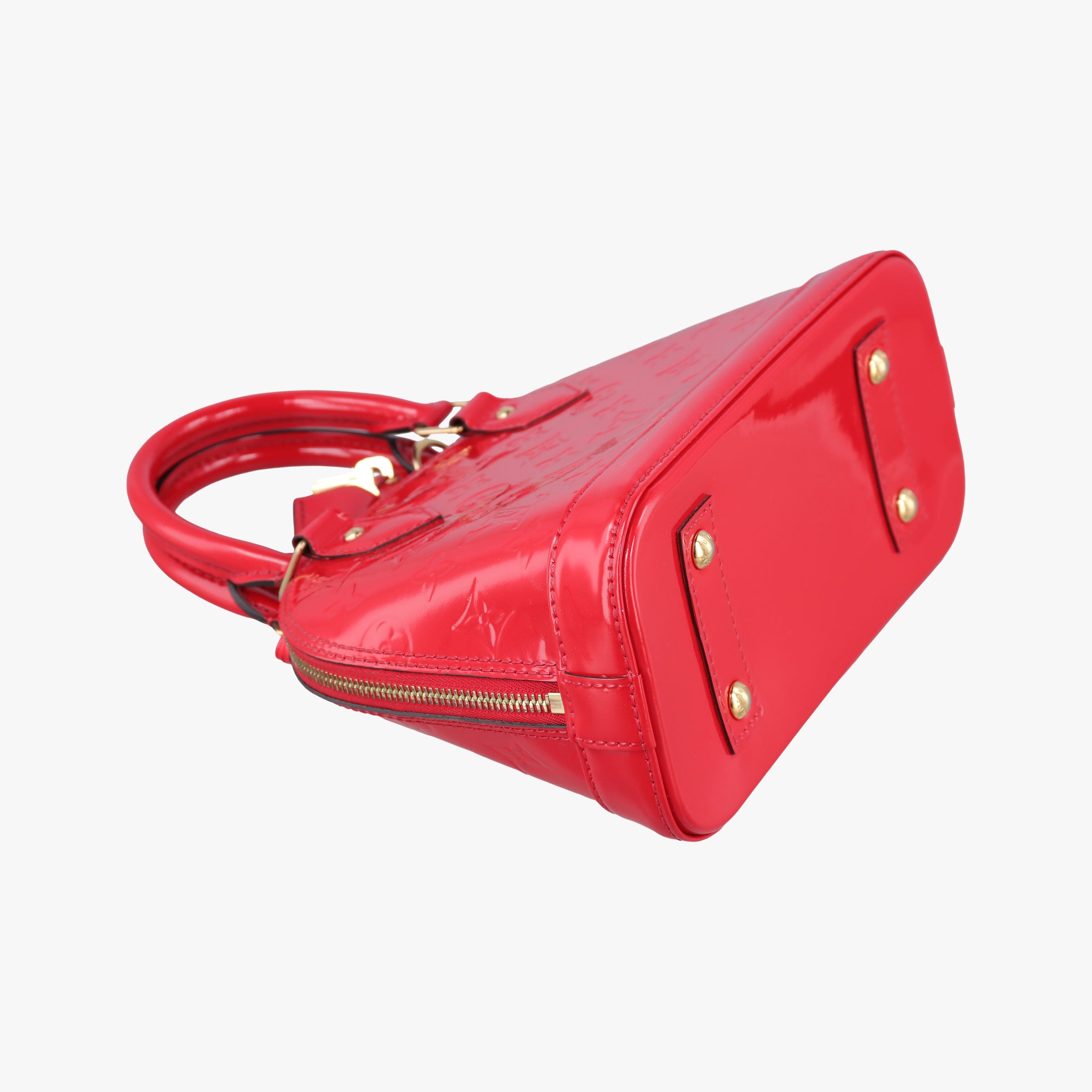 Vintage Louis Vuitton Alma BB CERISE Vernis M90174 shoulderbag | stylenewstar