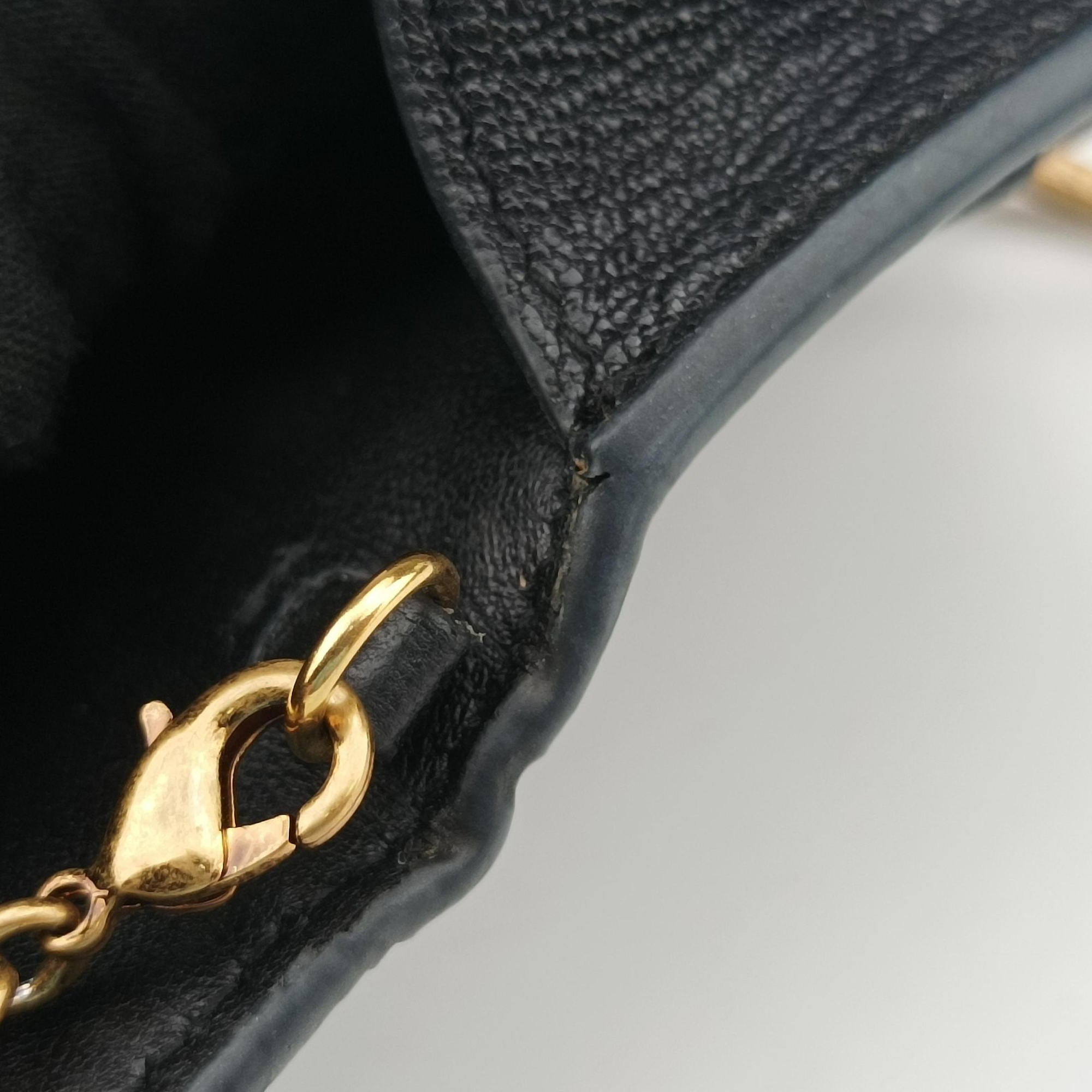 Pre-owned Christian Dior Saddle Black Leather  shoulderbag | stylenewstar