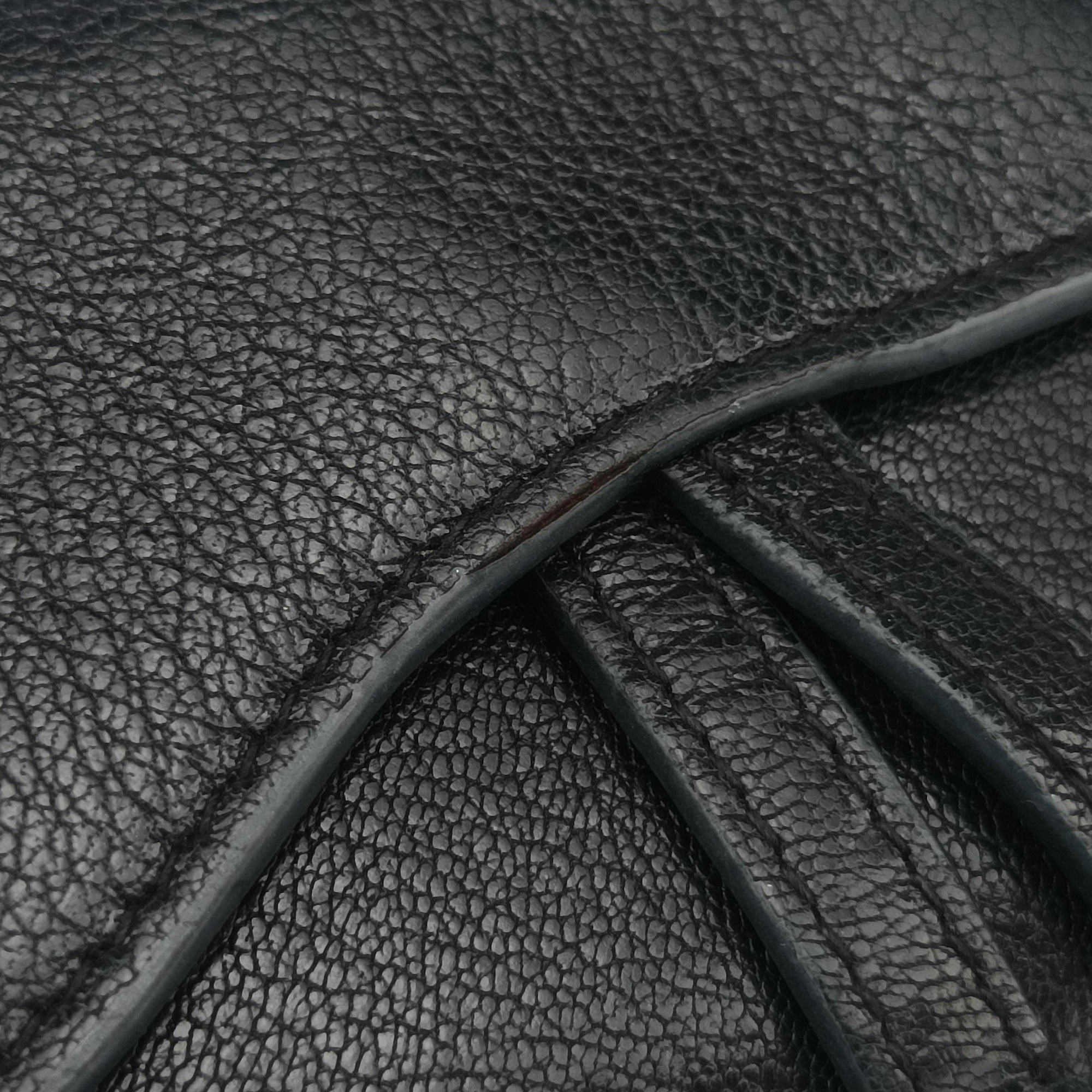 Pre-owned Christian Dior Saddle Black Leather  shoulderbag | stylenewstar