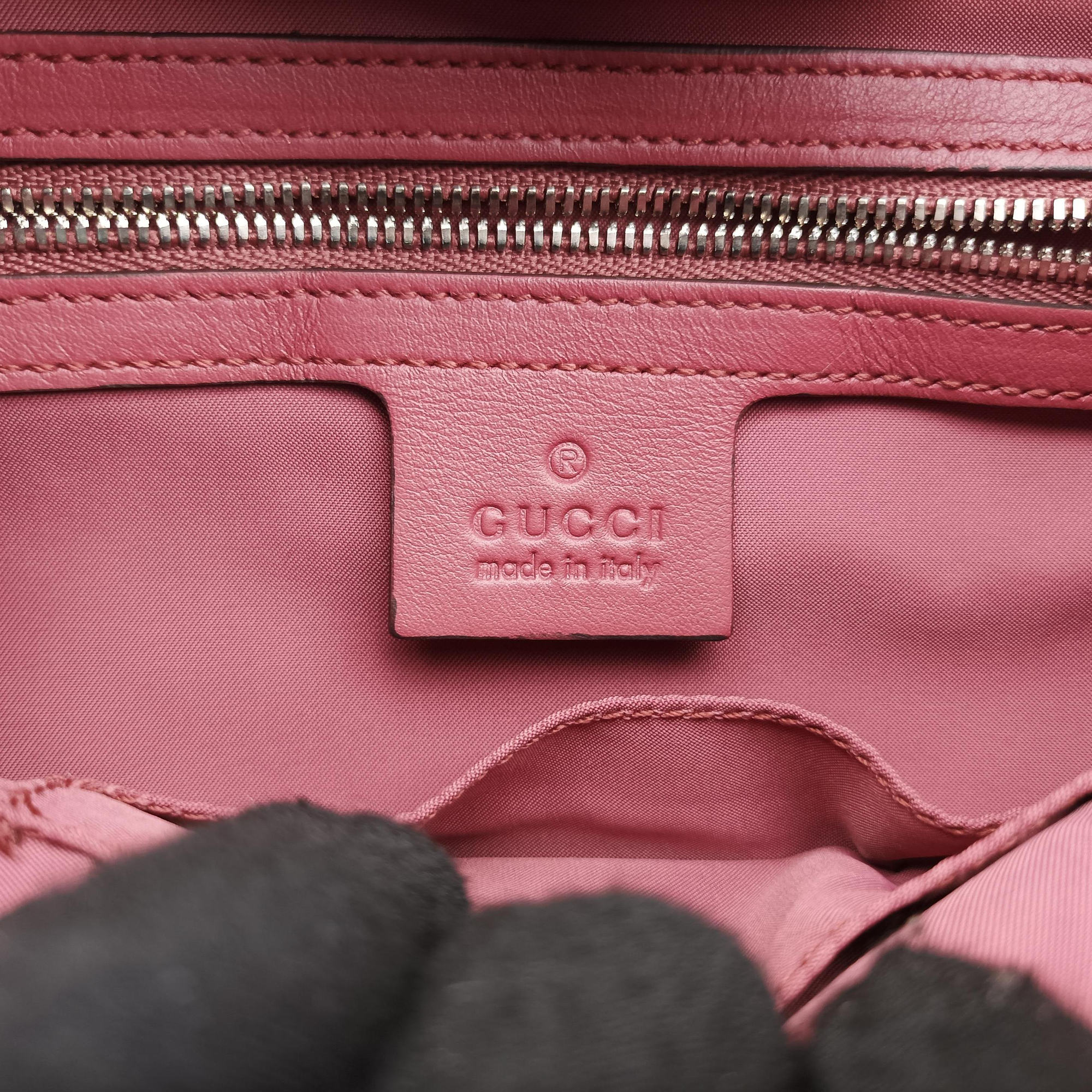 Pre-owned Gucci GG Blooms Multicolour PVC coated canvas 410544 backpack/rucksack | stylenewstar